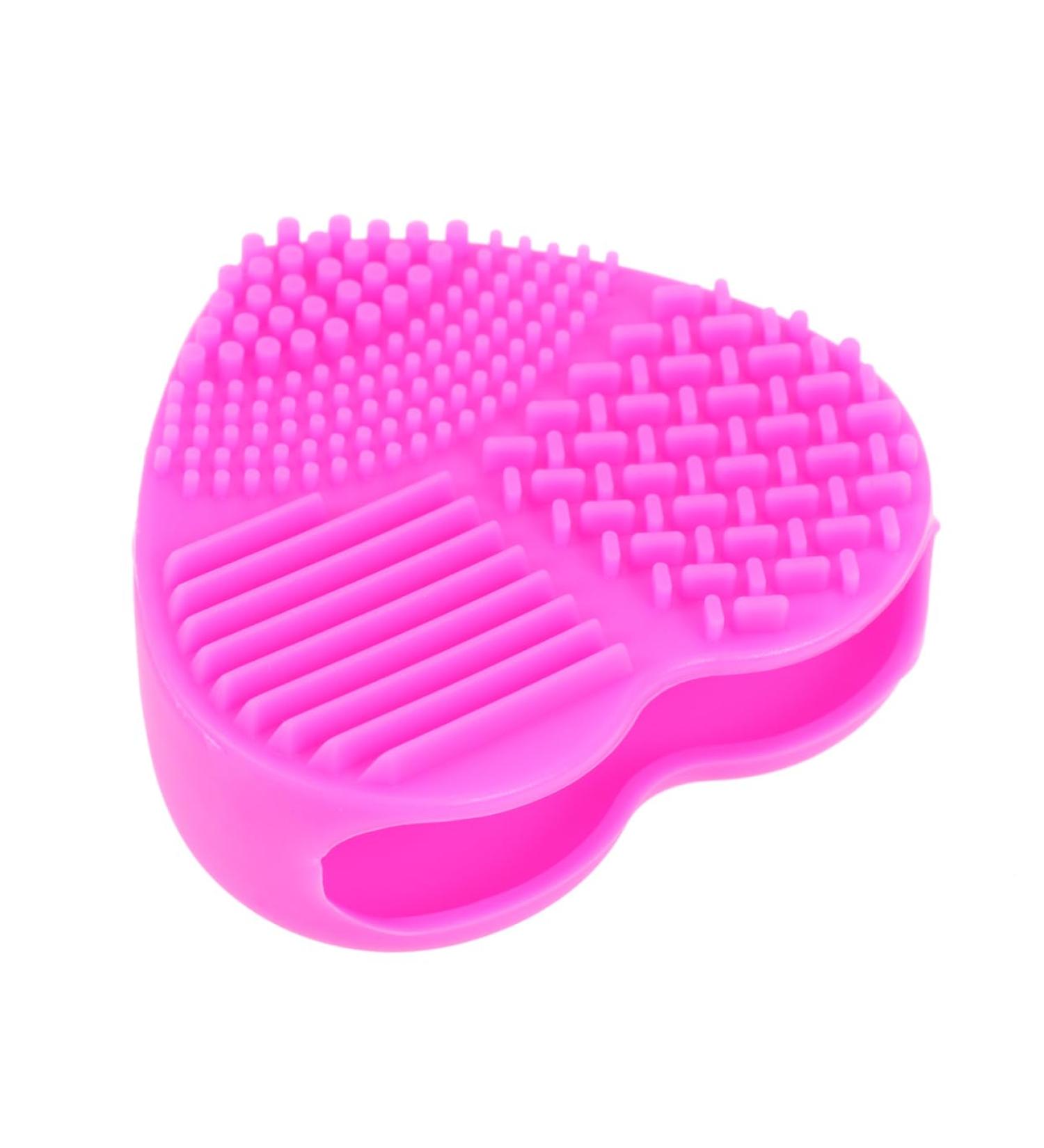 Didiseaon Silicone Makeup Applicator Brush Cleaning Pad Love 8X8.5cm Rosy - Buy Online on SooperMarket.com