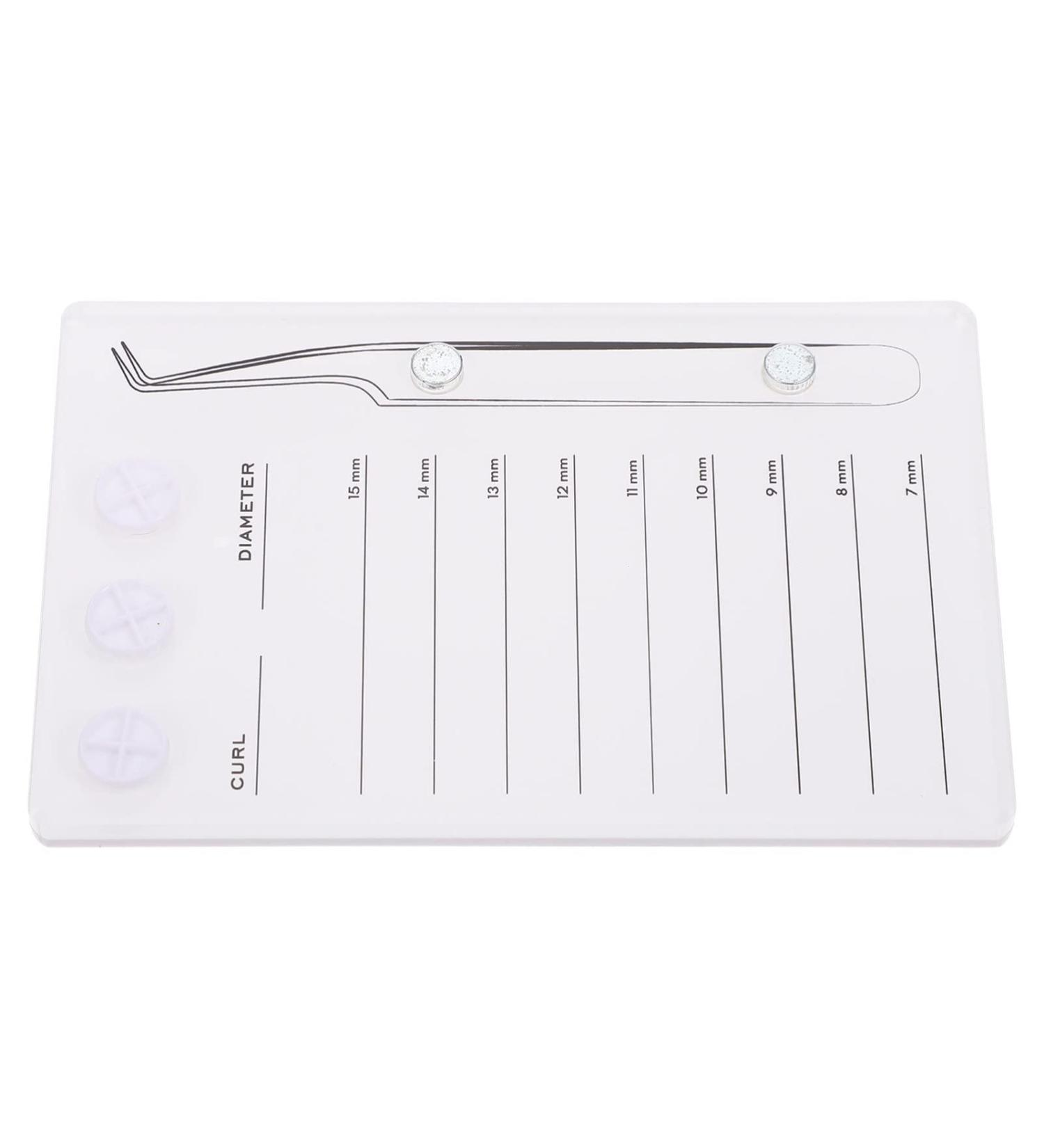 Buy Magnetic Eyelash Board - Acrylic Display Tray for Eyelash Extensions & Grafting Supplies | Premium Eyelash Accessories - International Shipping Available - Buy Online on SooperMarket.com