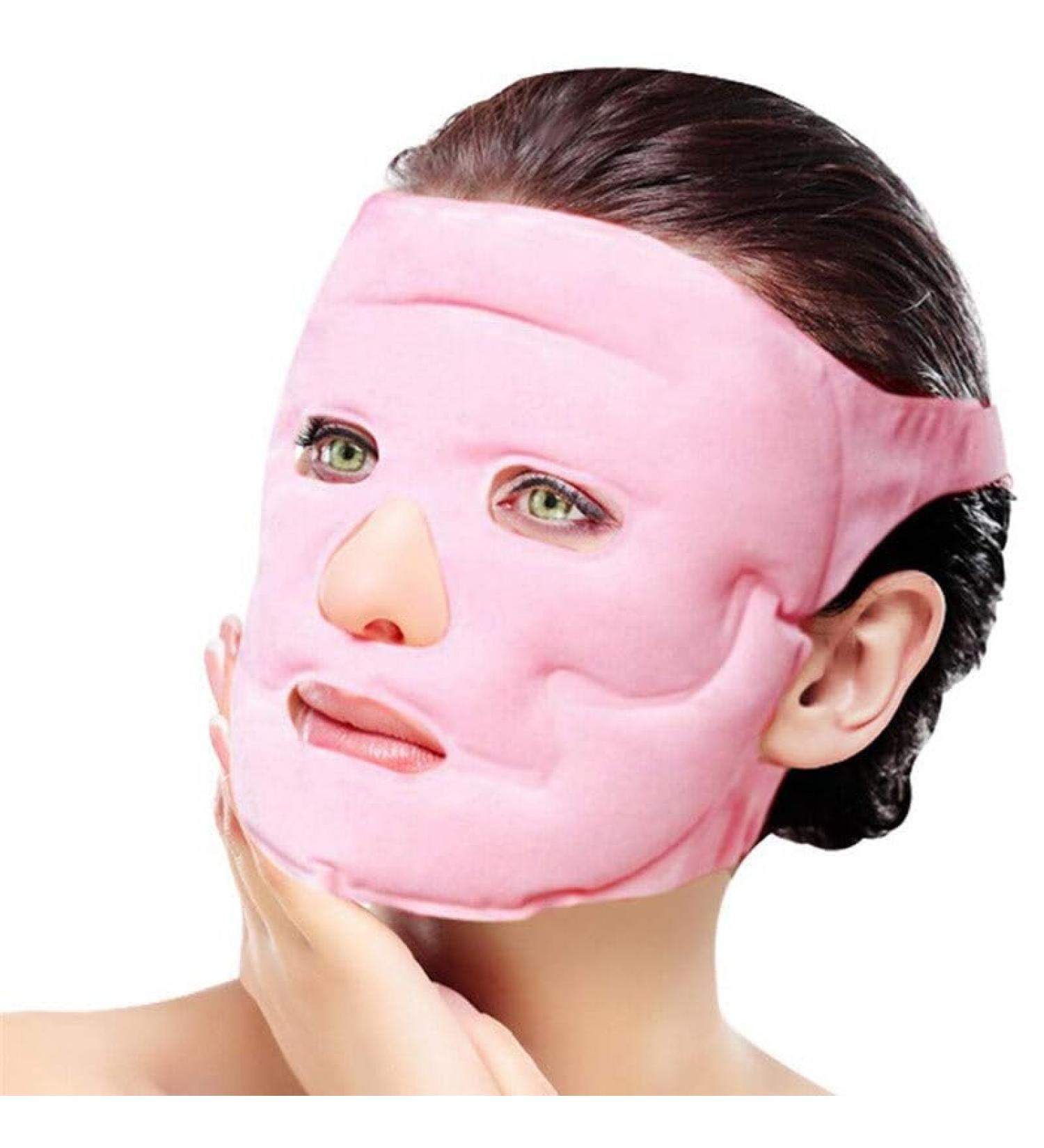 Professional Gel Bead Magnetic Stone Ice Face Cover | Elastic Gel Face Mask for Cooling & Comfort | International Shipping - Buy Online on SooperMarket.com