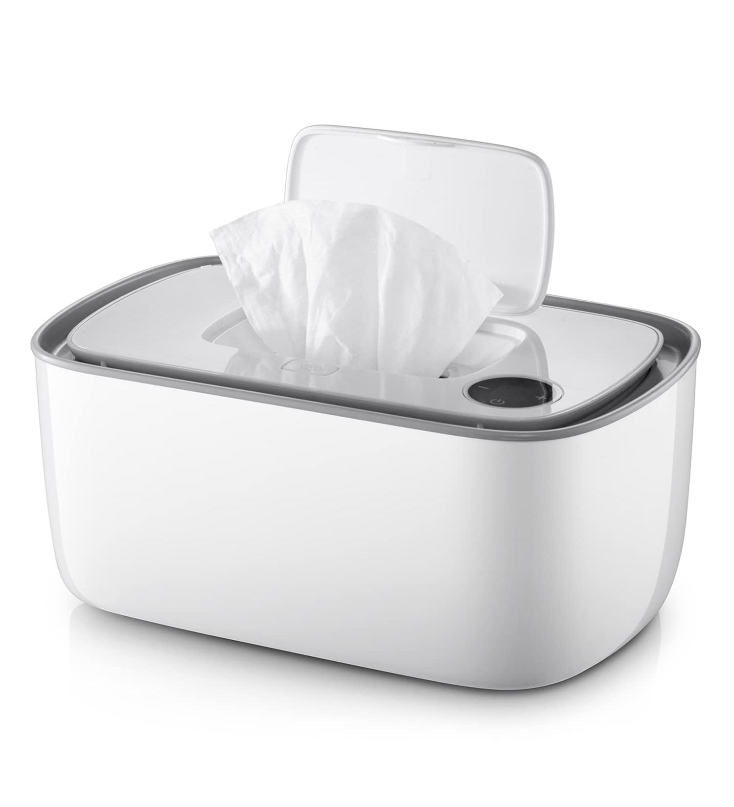 Baby Wipe Warmer with Large Capacity and Quick Heating System - Diaper Wet Wipes Dispenser with LED Display for Accurate Temperature Setting - Buy Online on SooperMarket.com