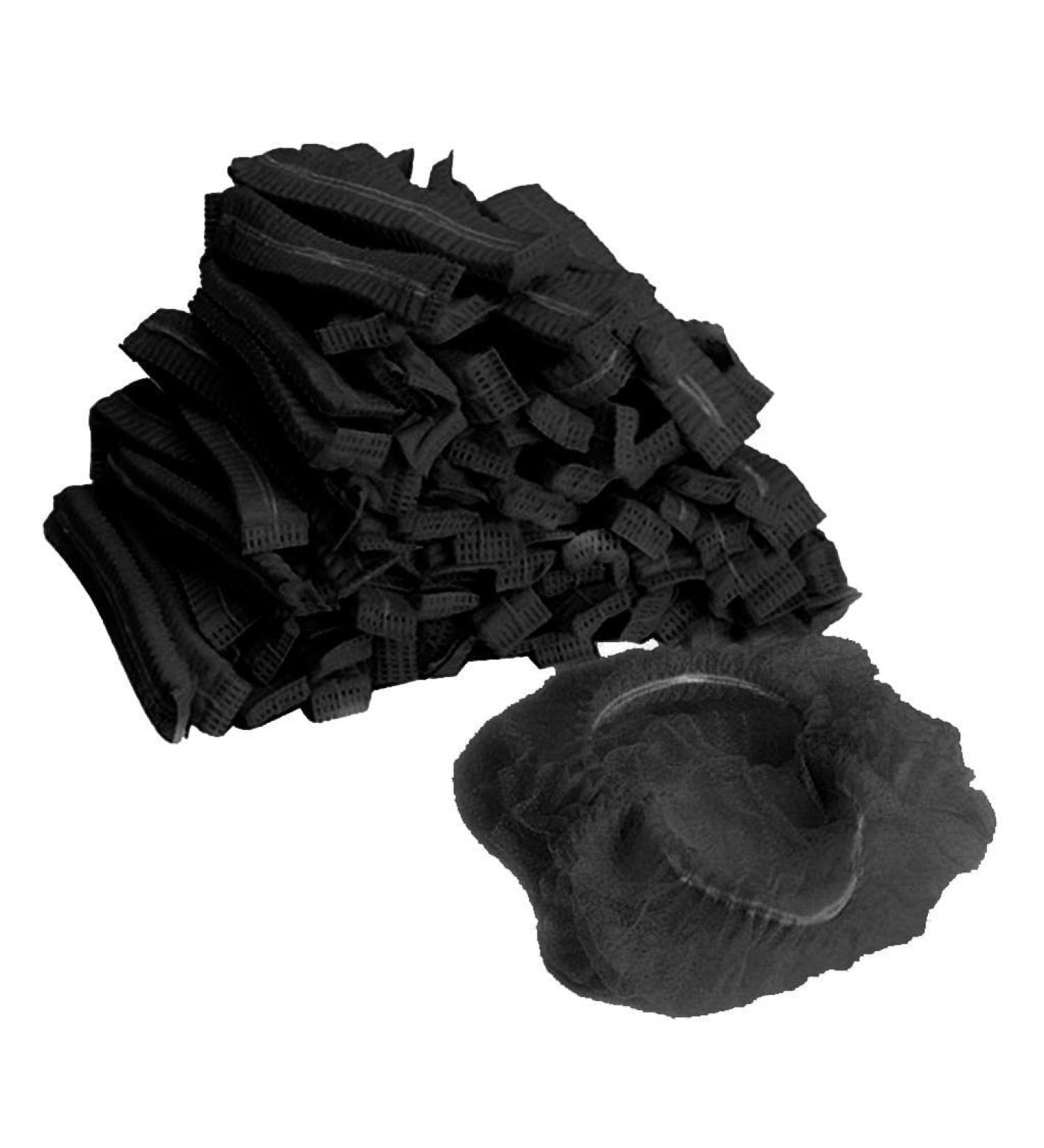 F Fityle 100pcs Disposable Beret Caps - Fleece Head Caps for Hygiene & Cosmetics in Black - Buy Online on SooperMarket.com