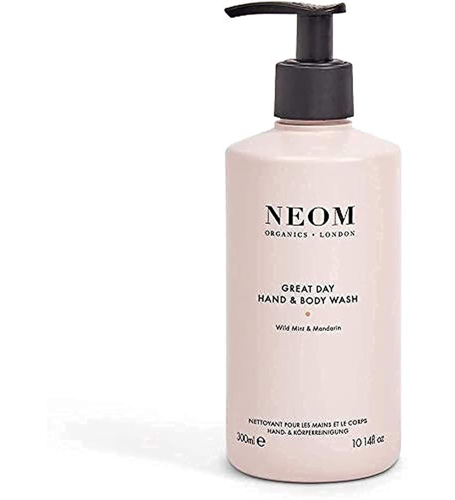 NEOM Great Day Hand & Body Wash 300ml | Wild Mint & Mandarin | Gently Cleanse & Soften  - Buy Online on SooperMarket.com