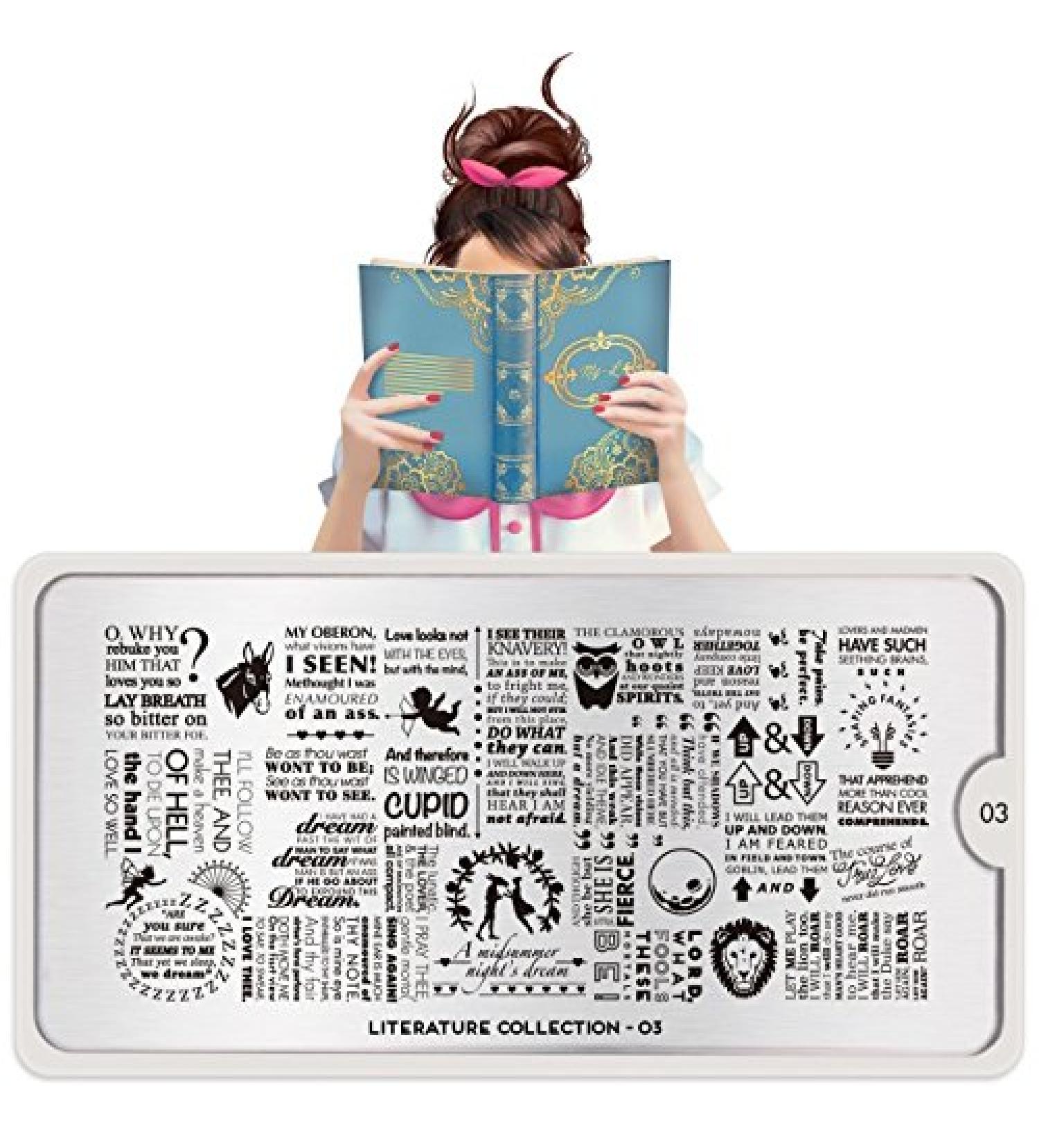 Shop Moyou London Schablon - Literature 03 | International Shipping Available - Buy Online on SooperMarket.com