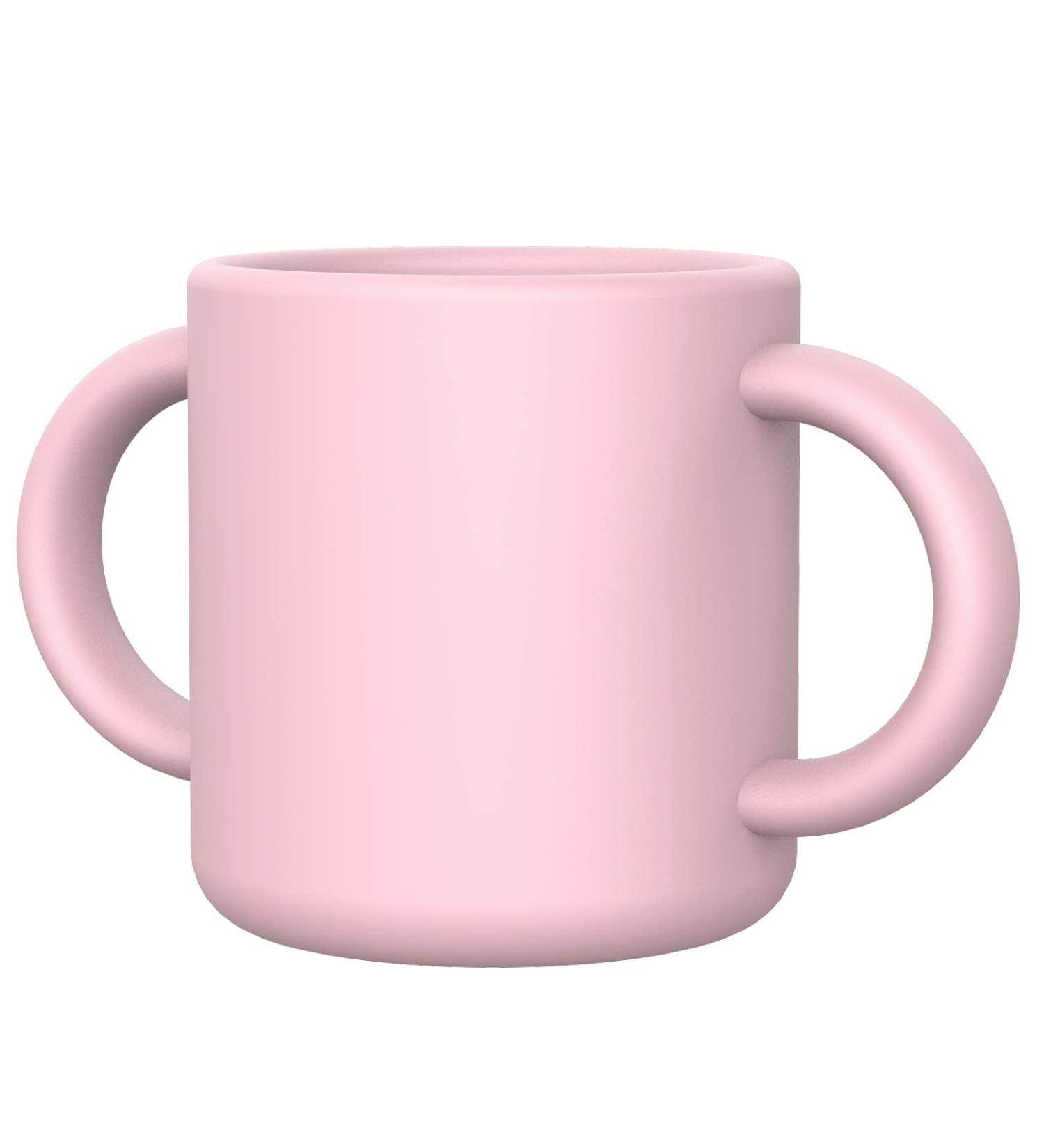 ACIDALIE Silicone Baby Cup - 5oz Training Cup for 6m+ Babies - Pink Toddler Learning Cup - Buy Online on SooperMarket.com