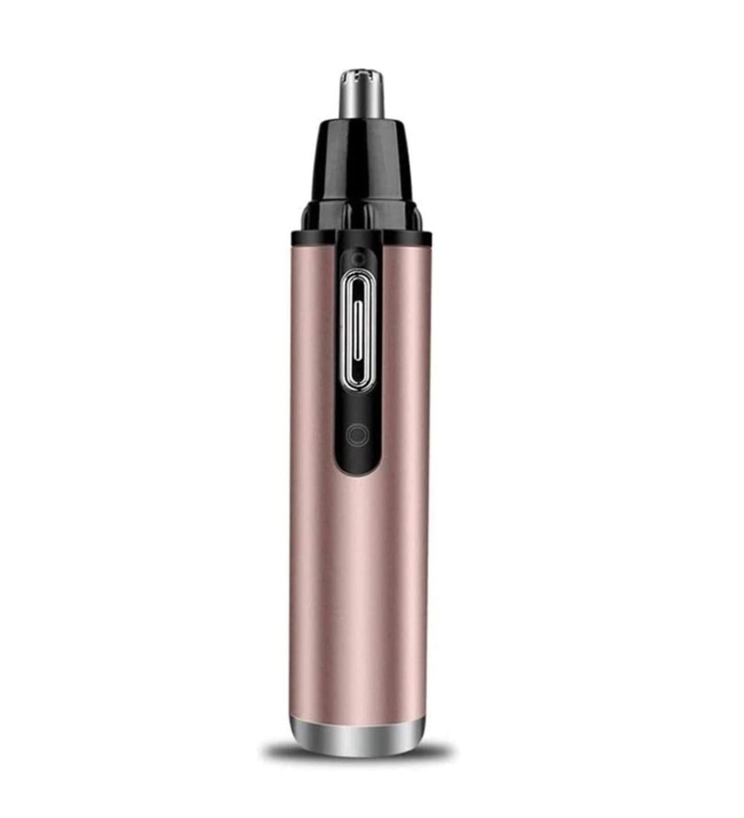 4 in 1 Nose Hair & Eyebrow Trimmer - USB Rechargeable Waterproof Travel-Friendly Razor in Gold - Buy Online on SooperMarket.com