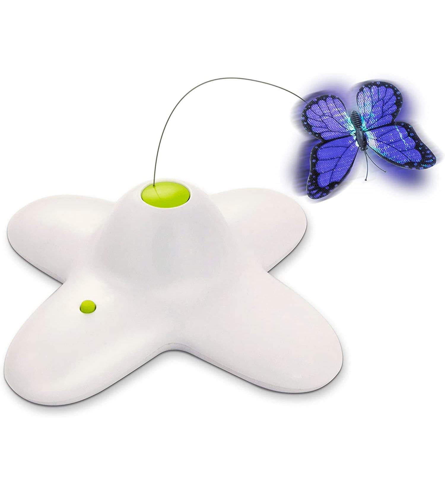 All For Paws Interactive Cat Toy - Butterfly with 2 Replacement Wings | Engaging Indoor Play for Cats - Buy Online on SooperMarket.com