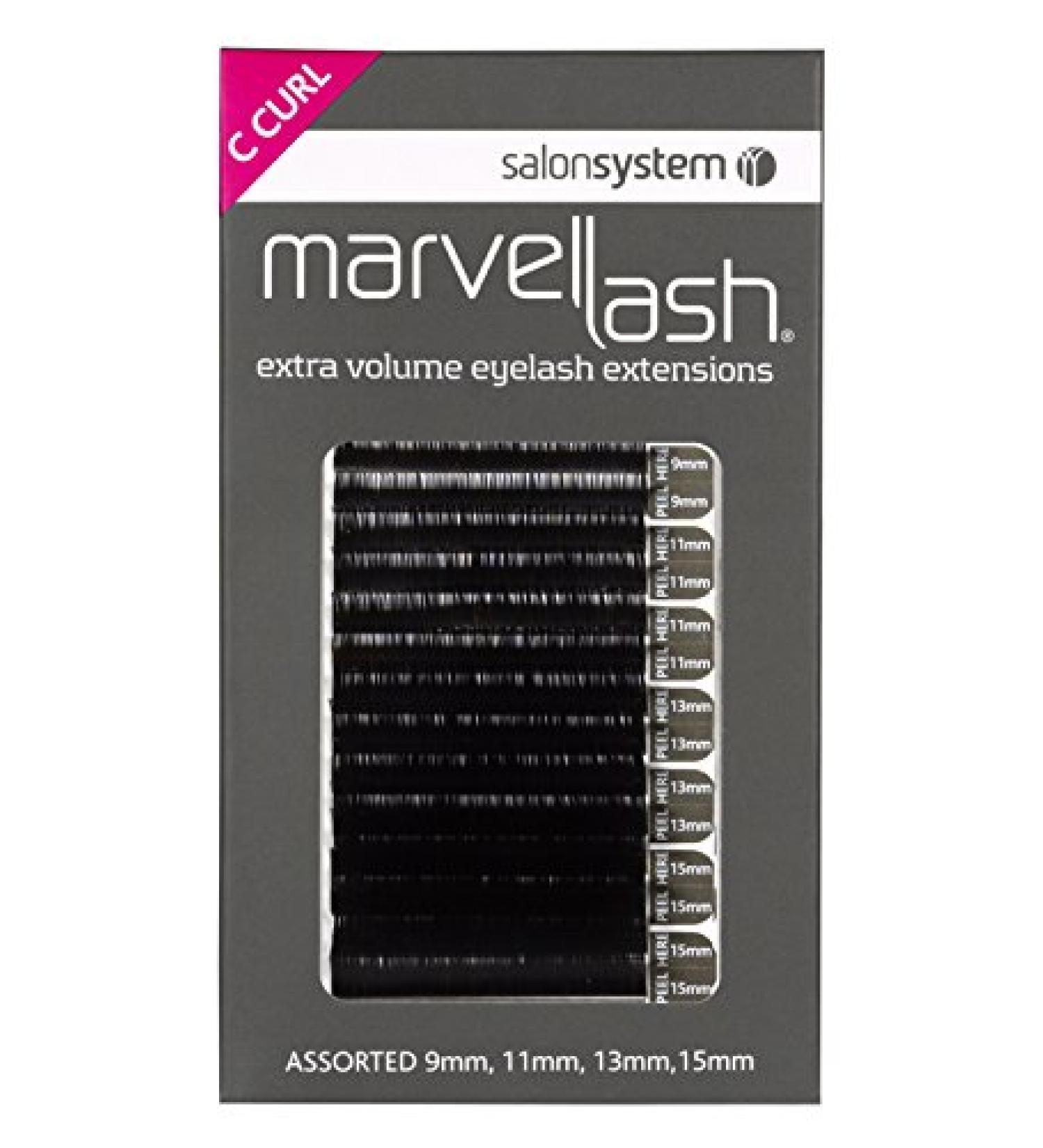 salonsystem Lash Extensions Silky 0.20 Volume Assorted Back