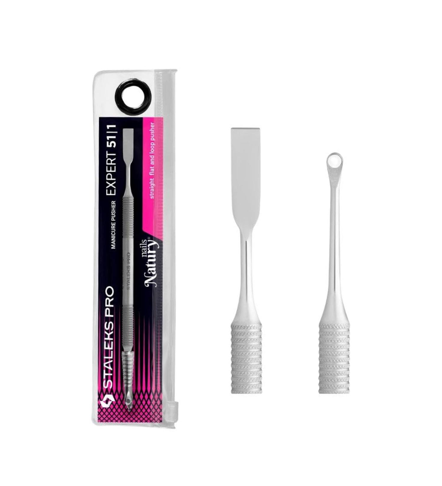 Staleks Pro Expert 51 Manicure Pusher - Straight & Loop Pusher | PE-51/1 - Buy Online on SooperMarket.com