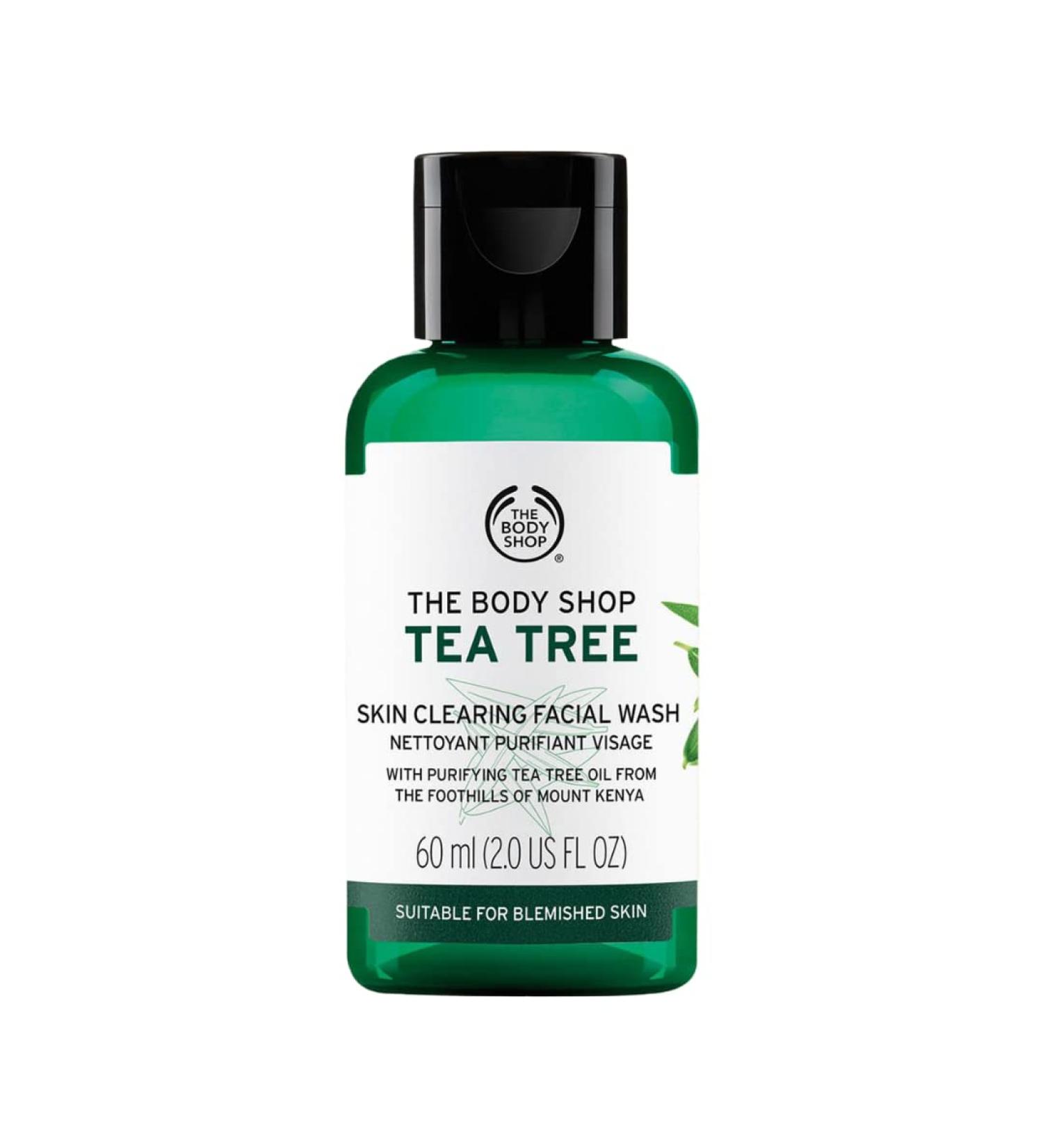 The Body Shop Tea Tree Skin Clearing Facial Wash - Purifying Vegan Face Wash for Oily & Blemished Skin - 2 oz - Buy Online on SooperMarket.com