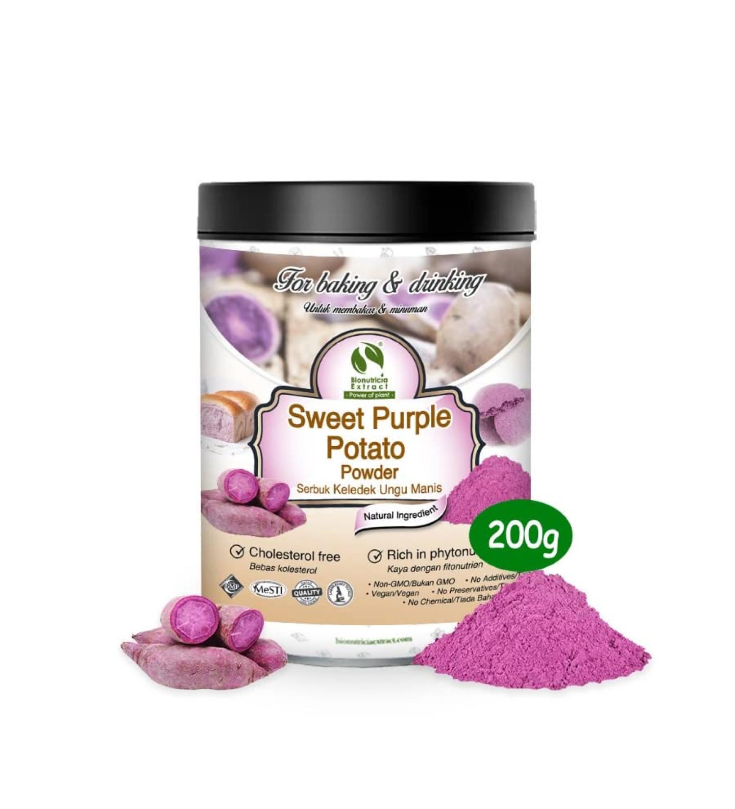 9x Sweet Purple Potato Powder (200g / Can) - Buy Online on SooperMarket.com