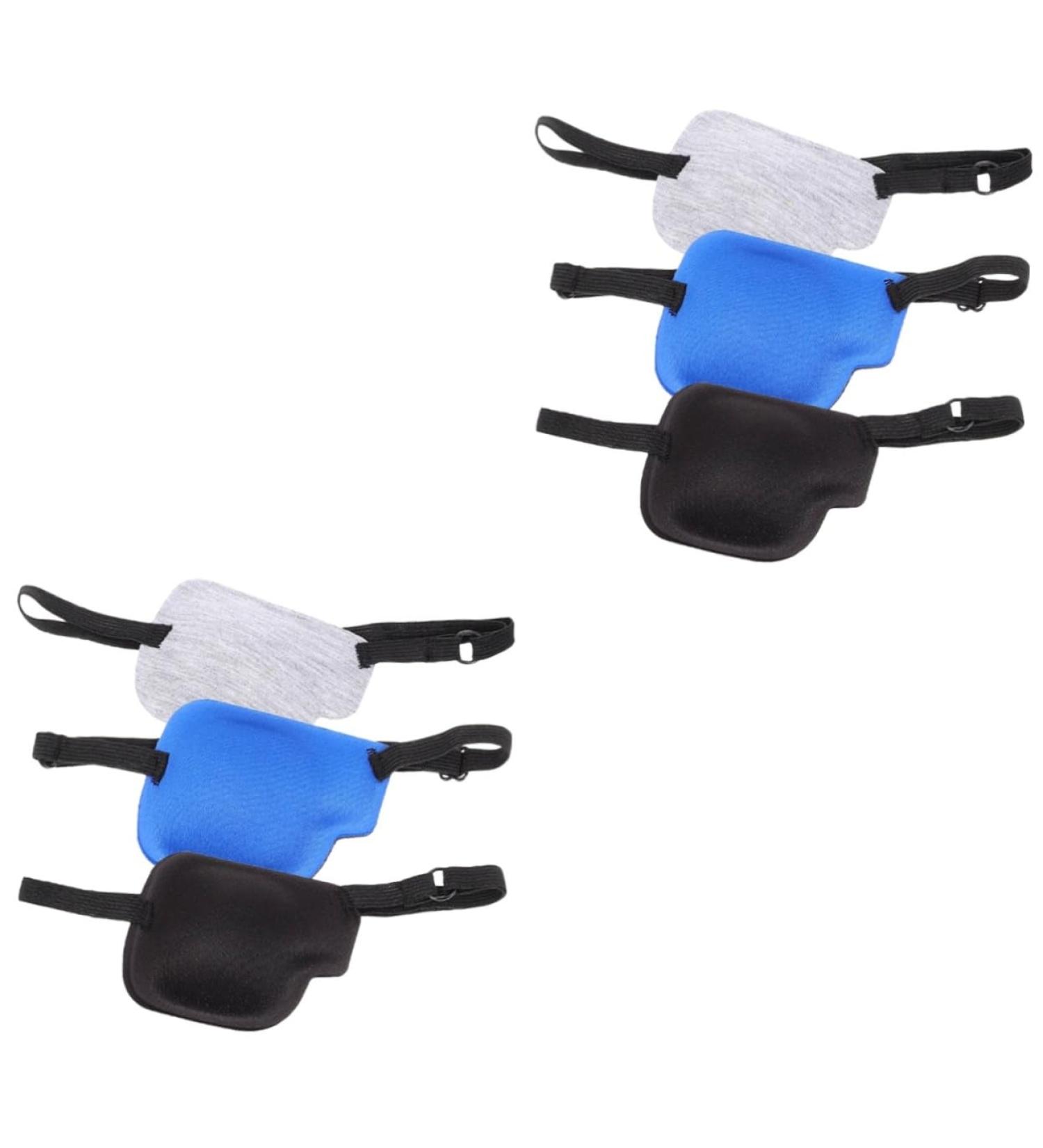 ORFOFE 6 Pcs Single Eye Mask Blindfolds for Adults Small Eye Patch Lazy Eye Masks Soft Eye Polyester - Buy Online on SooperMarket.com