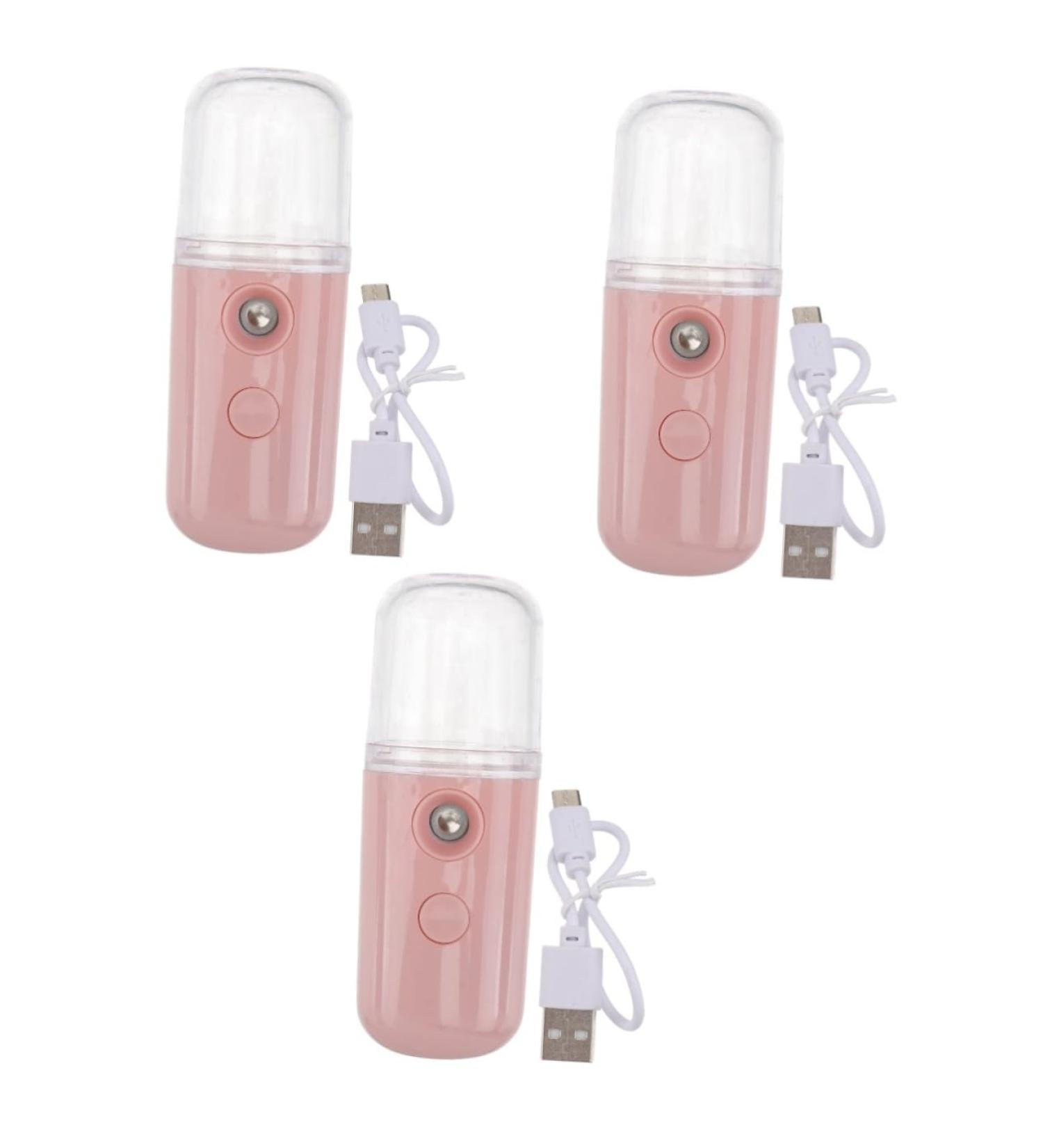 NOLITOY 3 Sets Humidifier Face Mist Sprayer Portable Facial Mister Sprayer Steamer Miss Pink Mini Abs - Buy Online on SooperMarket.com