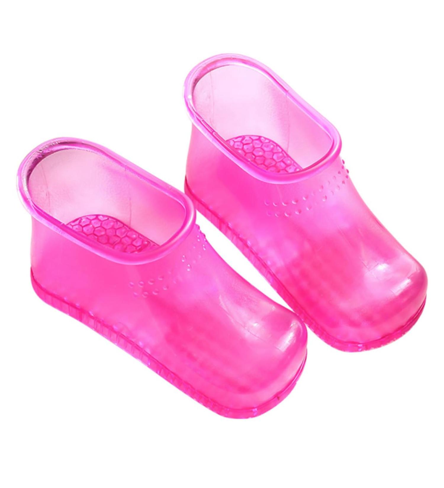 HAPINARY 1 Pair Foot Bath Shoes Foot Soaking Boots Foot Soak Shoes Foot Bath Container Foot Soaking Bath Shoes Foot Bath Bucket Foot Soak Bucket Boots Foot Soaking Shoes Foot Bath Boots 26.3x11cm Rosy - Buy Online on SooperMarket.com