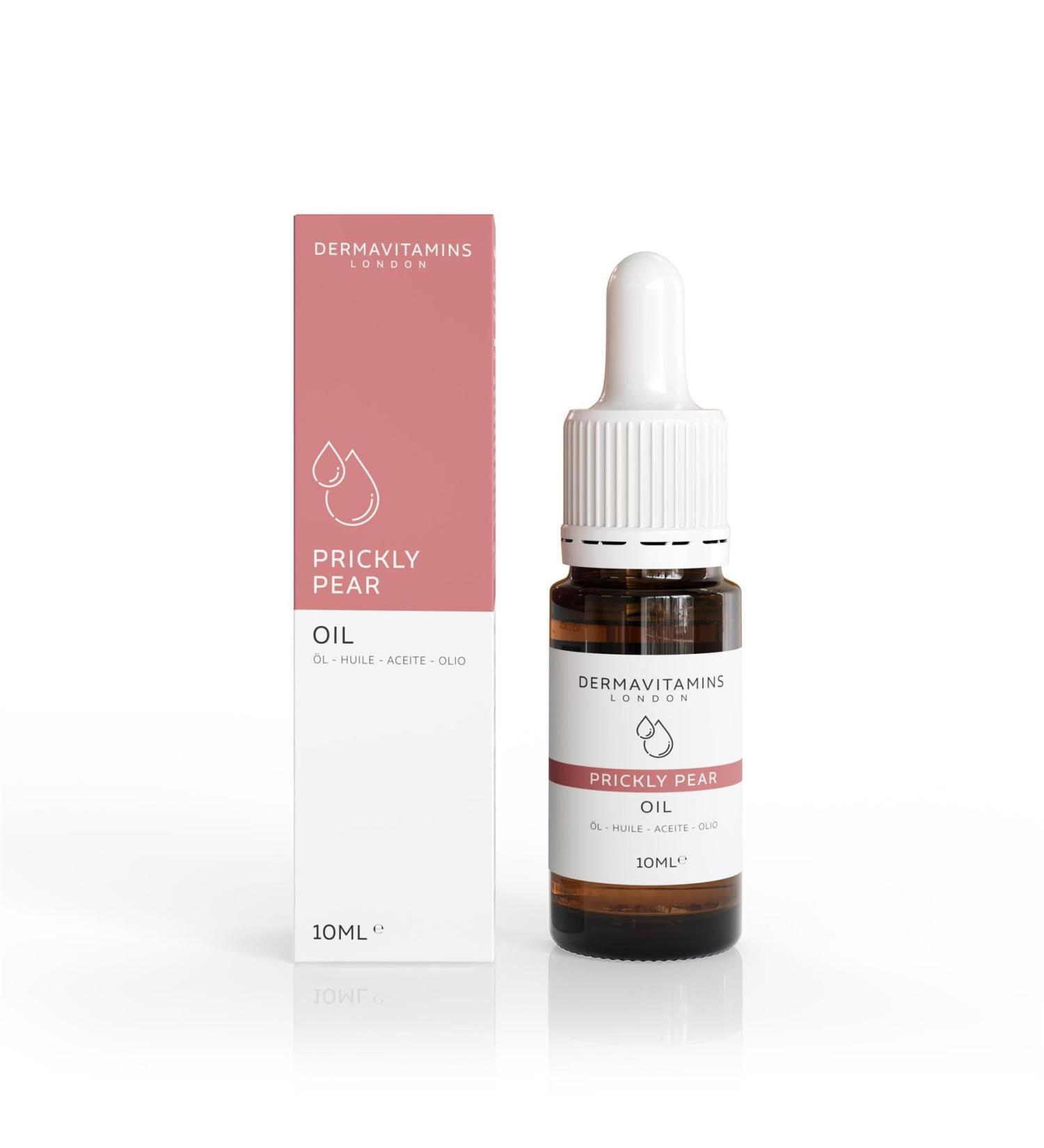 Dermavitamins 100% Pure Prickly Pear Oil - 10ml | Organic Facial Serum - Buy Online on SooperMarket.com