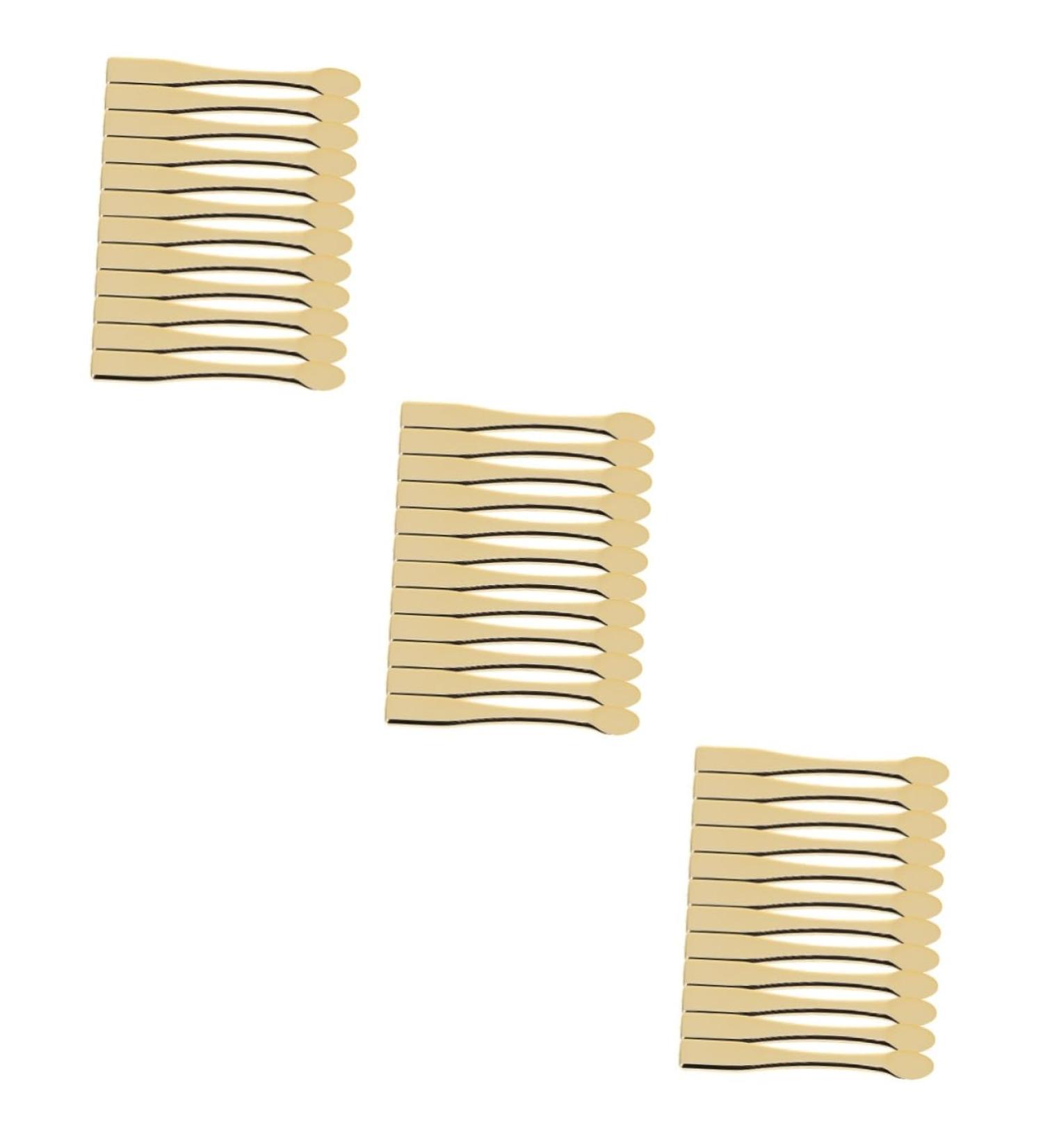 Baluue 36 Pcs Cosmetics Spatula Face Cream Spoons Mini Spoons Abs Skincare Makeup 6.00X0.70X0.70CMx3pcs Goldenx3pcs - Buy Online on SooperMarket.com