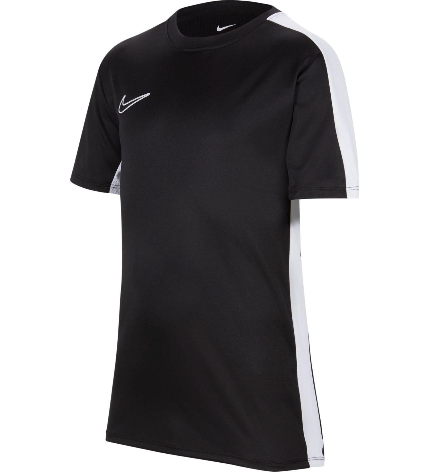 Nike Unisex Kids' Y NK Df Acd23 Short-Sleeve Soccer Top - Black/White/White | Best International Shipping - Buy Online on SooperMarket.com