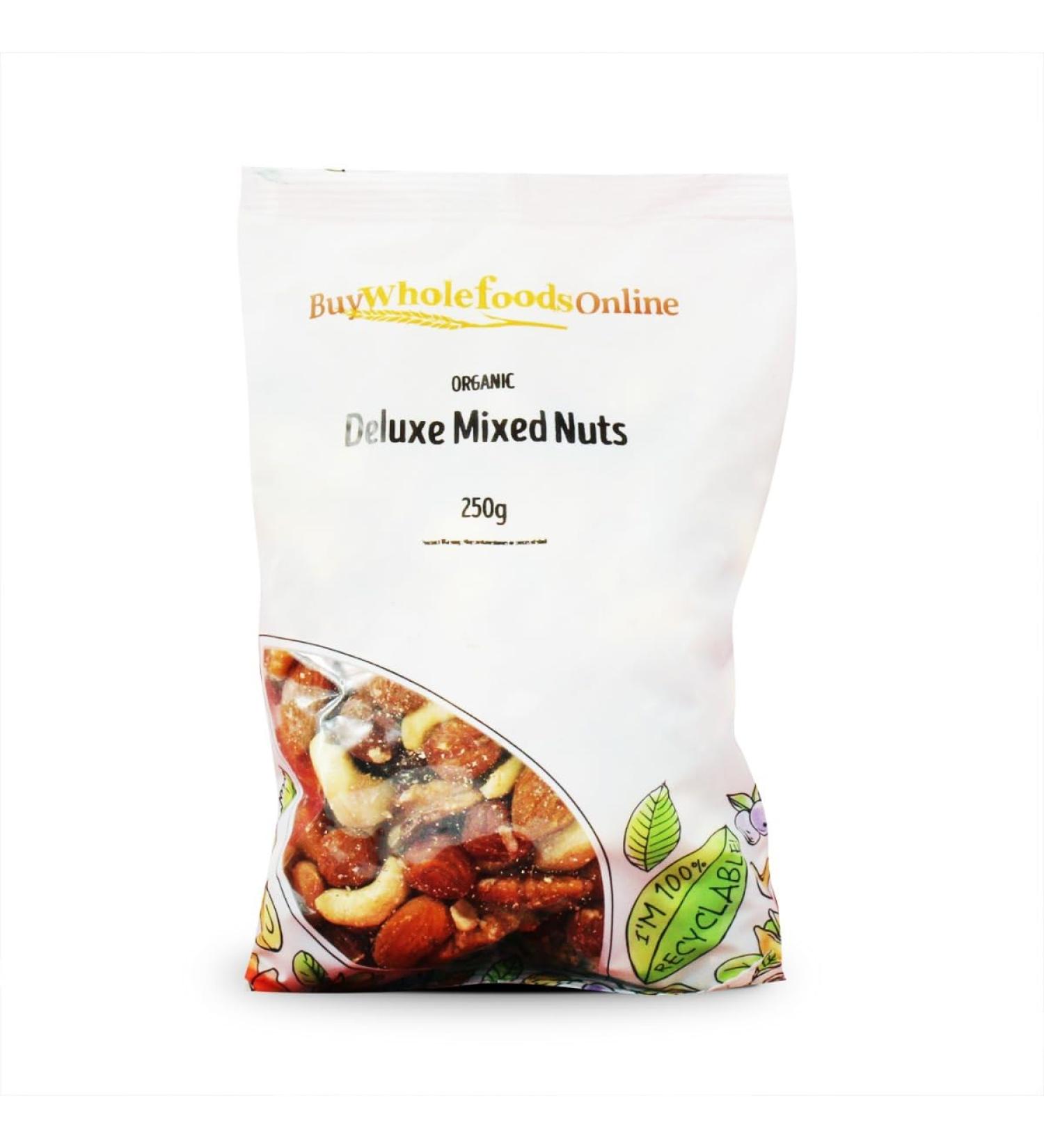 Organic Deluxe Mixed Nuts 250g (BWFO)