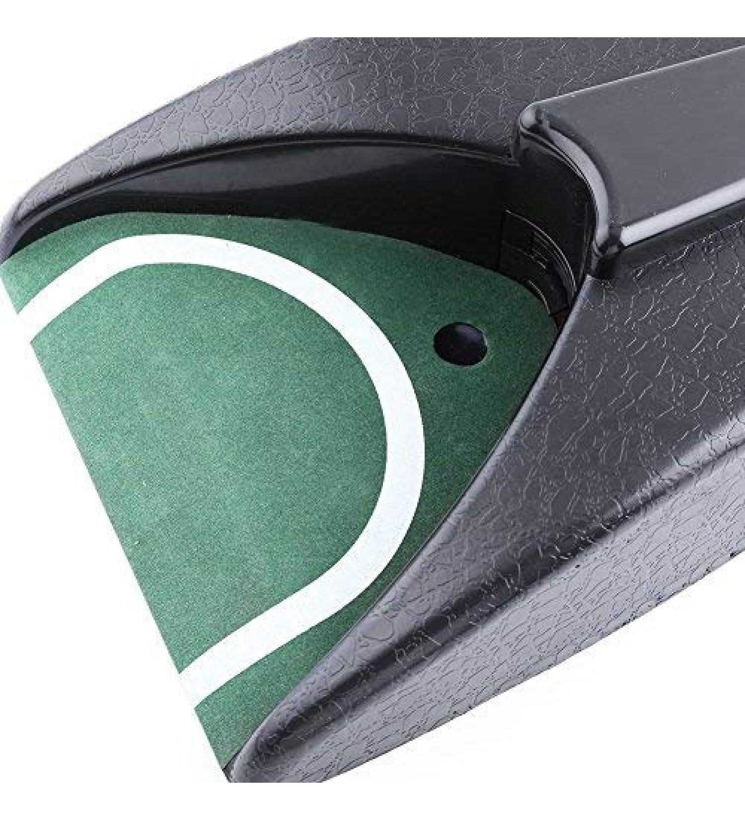 Automatic Putt Return Machine - Indoor Golf Practice Putting Green with Ball Kick Back - Buy Online on SooperMarket.com