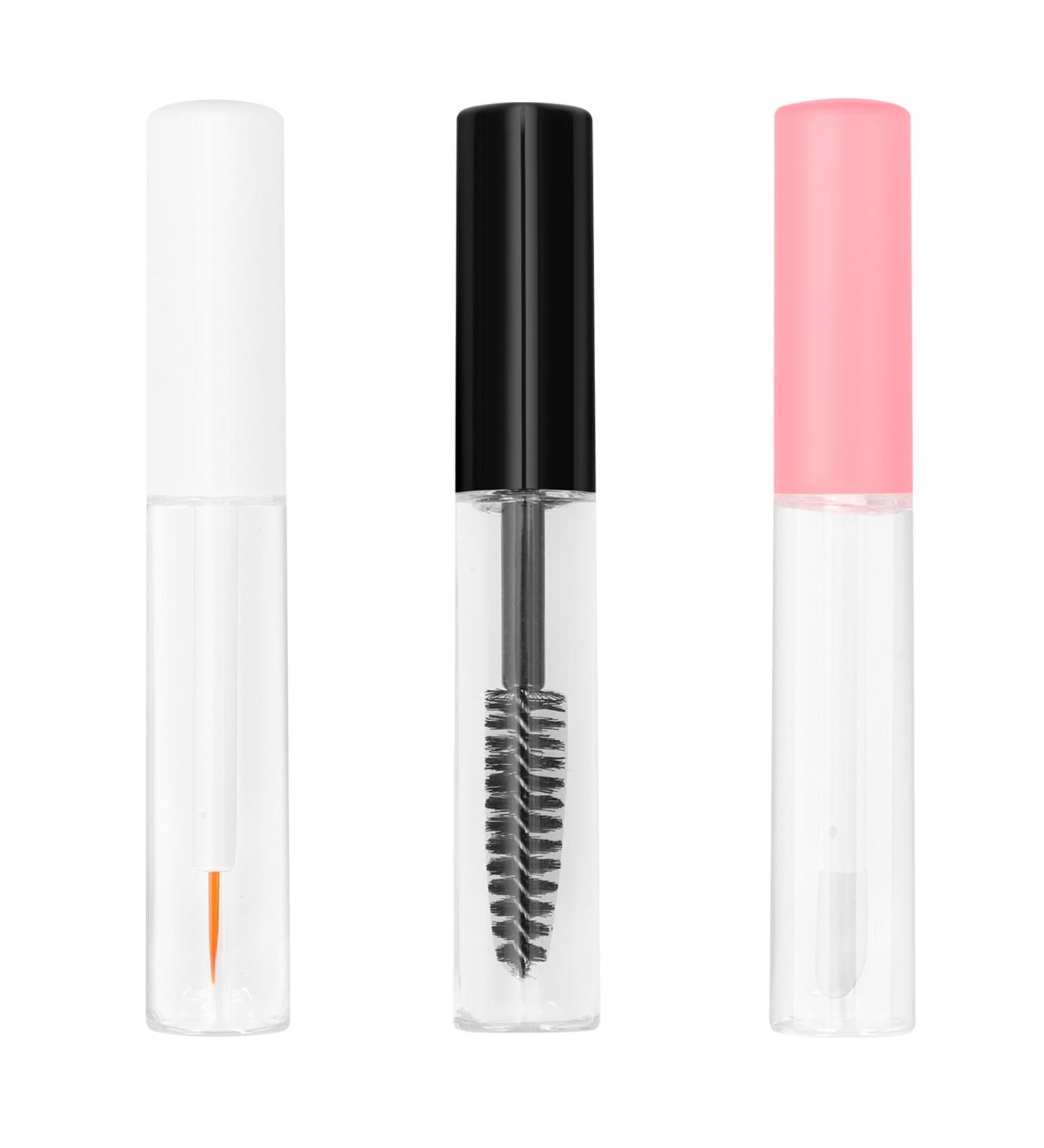 Acooruiteng Mascara Tube 5ML Empty Mascara Reusable Empty Mascara Tube Refillable Empty Mascara Tube for Castor Oil Portable Mascara Tubes for Castor Oil for DIY Cosmetics Home Travel(3 Pcs) - Buy Online on SooperMarket.com