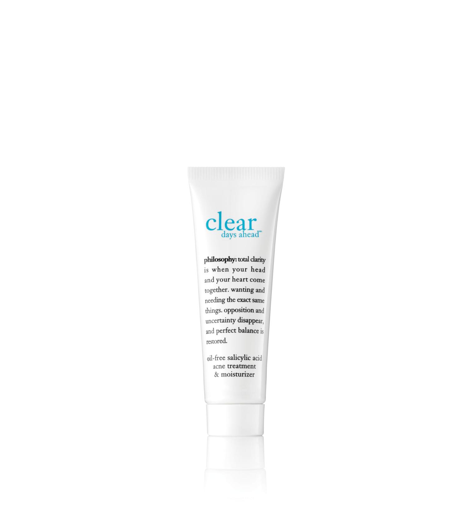 Buy Philosophy Clear Days Ahead Oil-Free Acne Treatment & Moisturizer | Salicylic Acid Face Moisturizer for Breakouts - 2 fl oz - International Shipping Available - Buy Online on SooperMarket.com