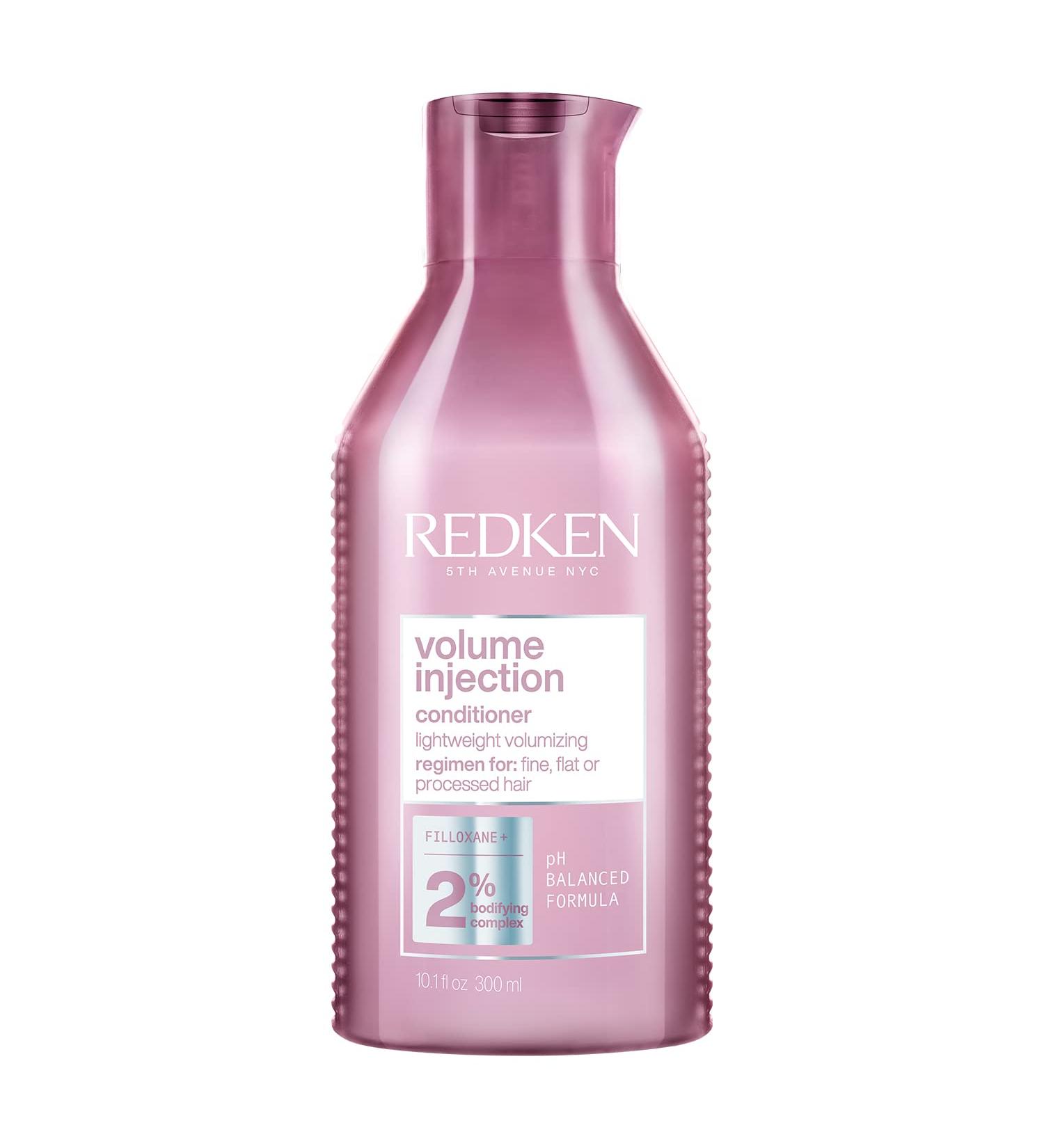 Redken Volume Injection Conditioner | Volumizing & Detangling for Fine Hair | 10.1 Fl Oz - Buy Online on SooperMarket.com