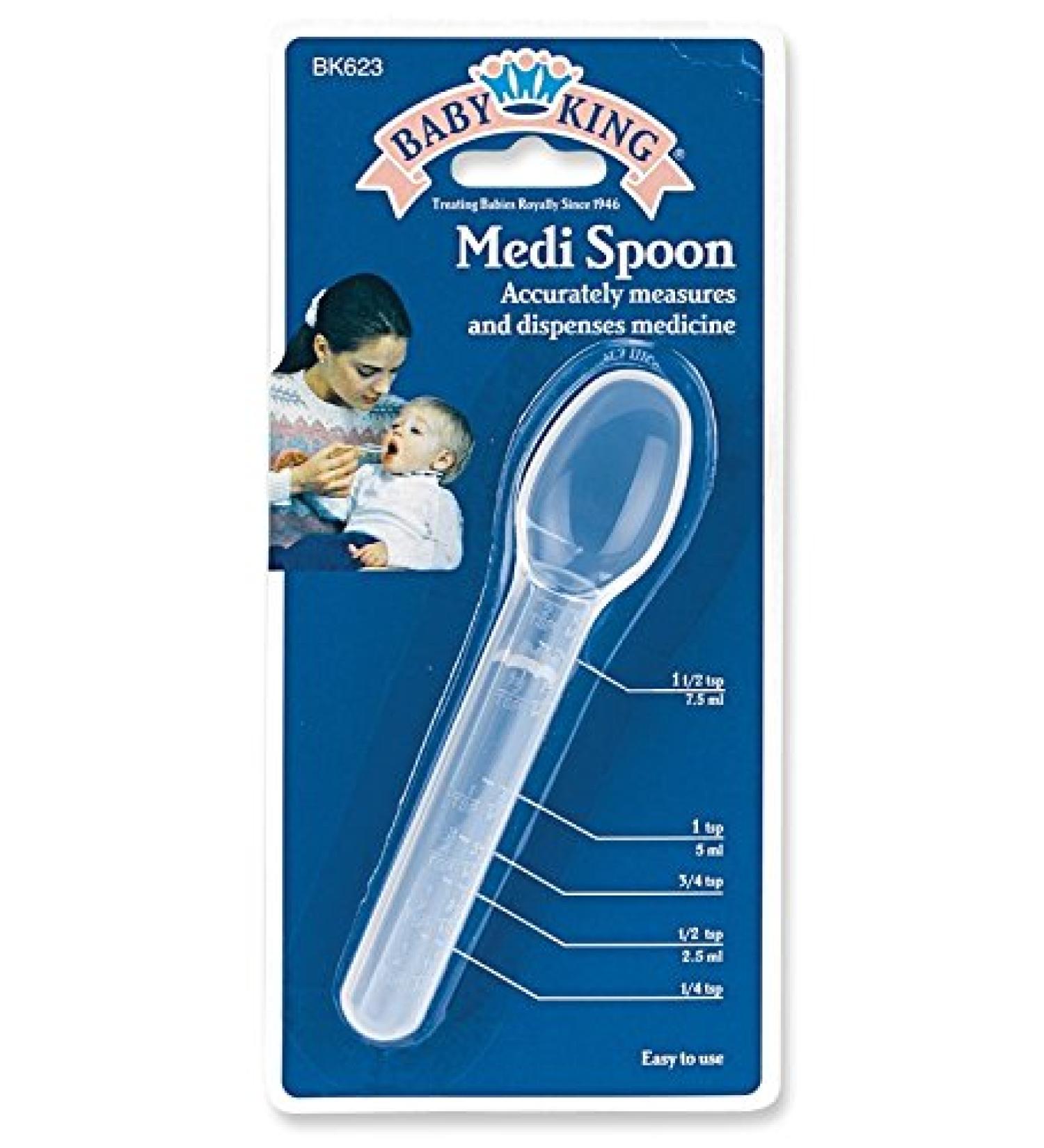 Baby King Medicine Spoon - Easy and Accurate Dosing for Babies - Buy Online on SooperMarket.com