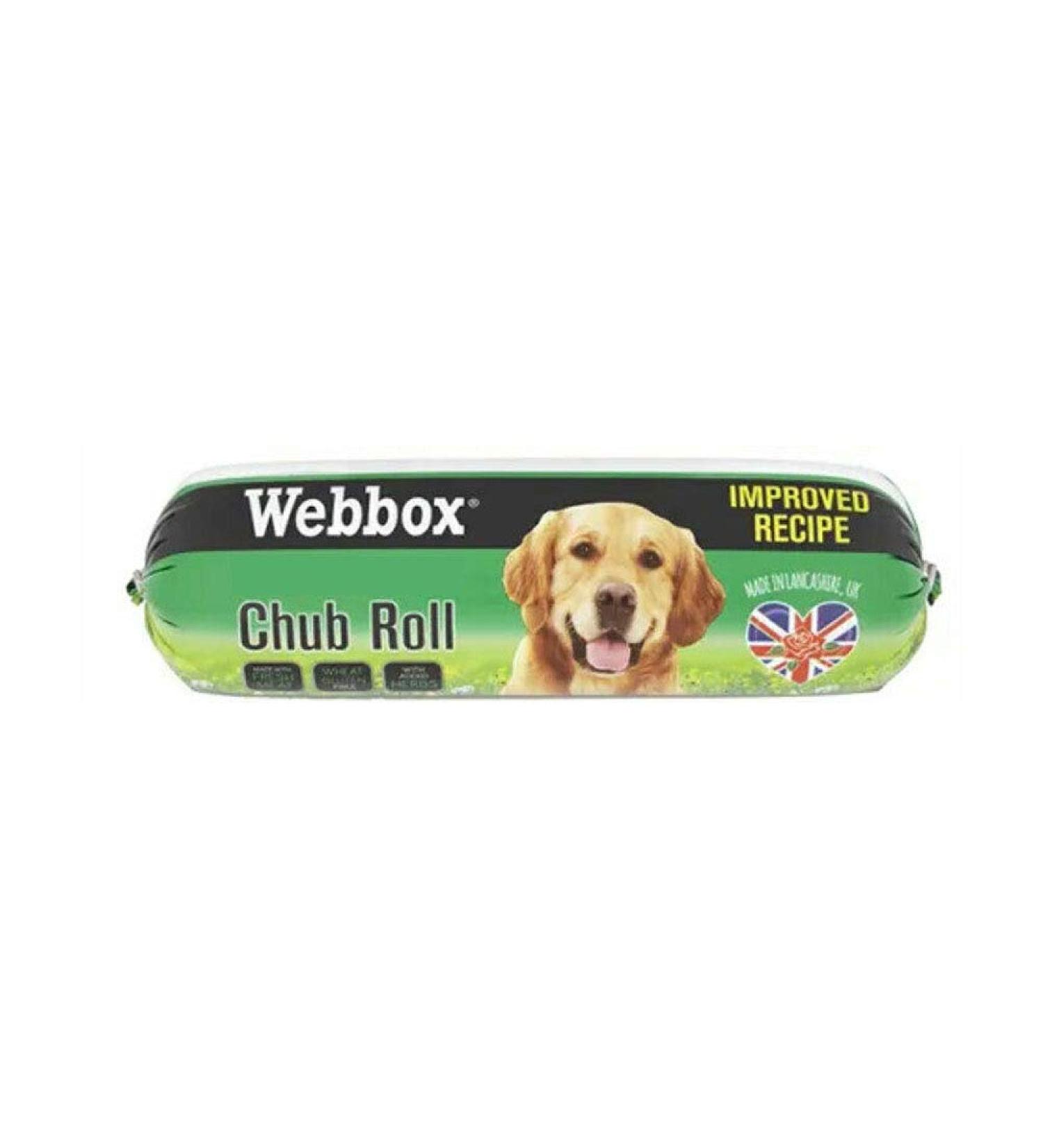Webbox Improved Recipe Prime Chub Roll Beef Duck or Chicken Dog Food Treats 720g (Chub Roll Duck 1 Pack)