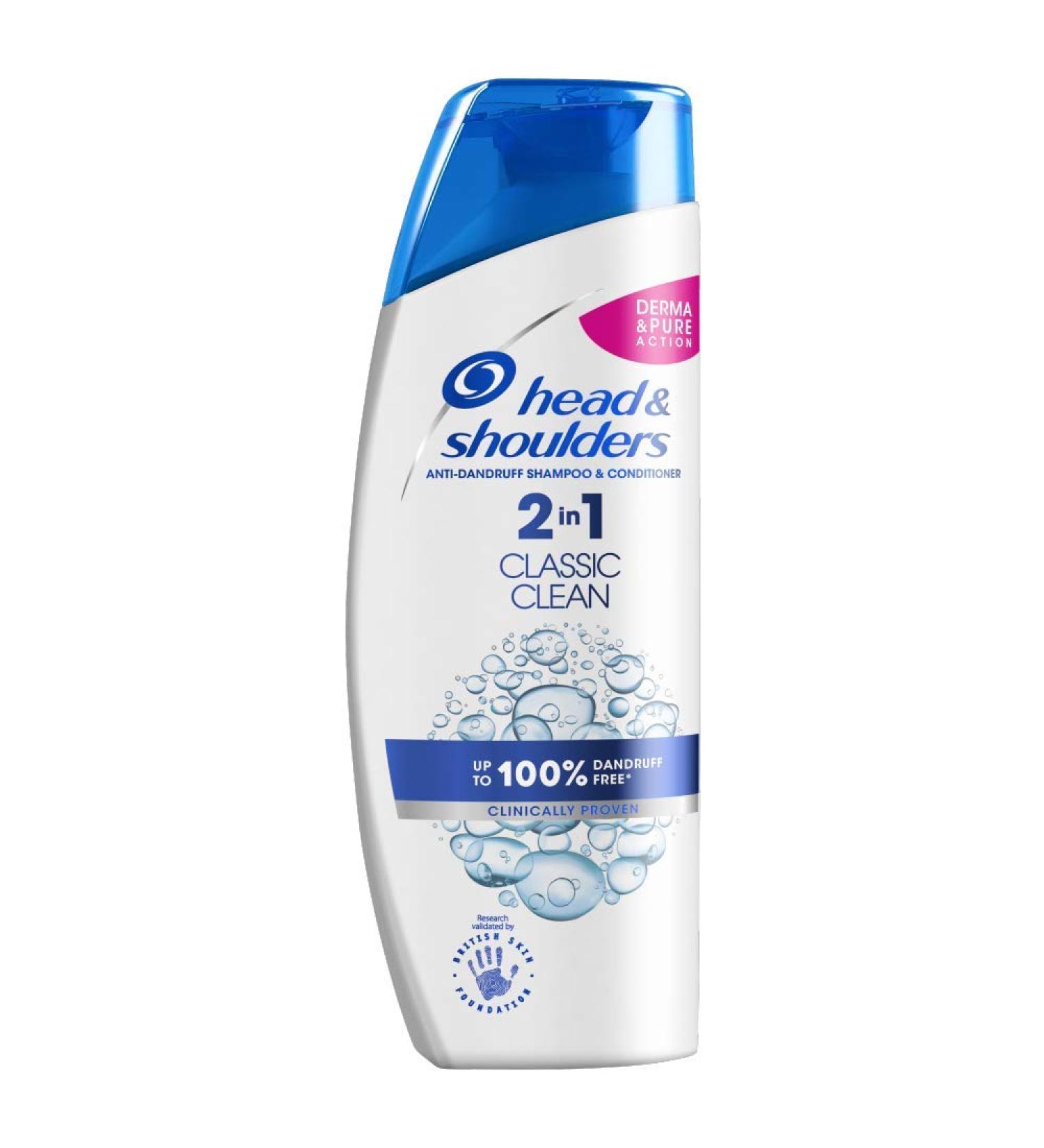 Head and Shoulders Classic Clean 2-in-1 Shampoo & Conditioner 225ml - Buy Online on SooperMarket.com