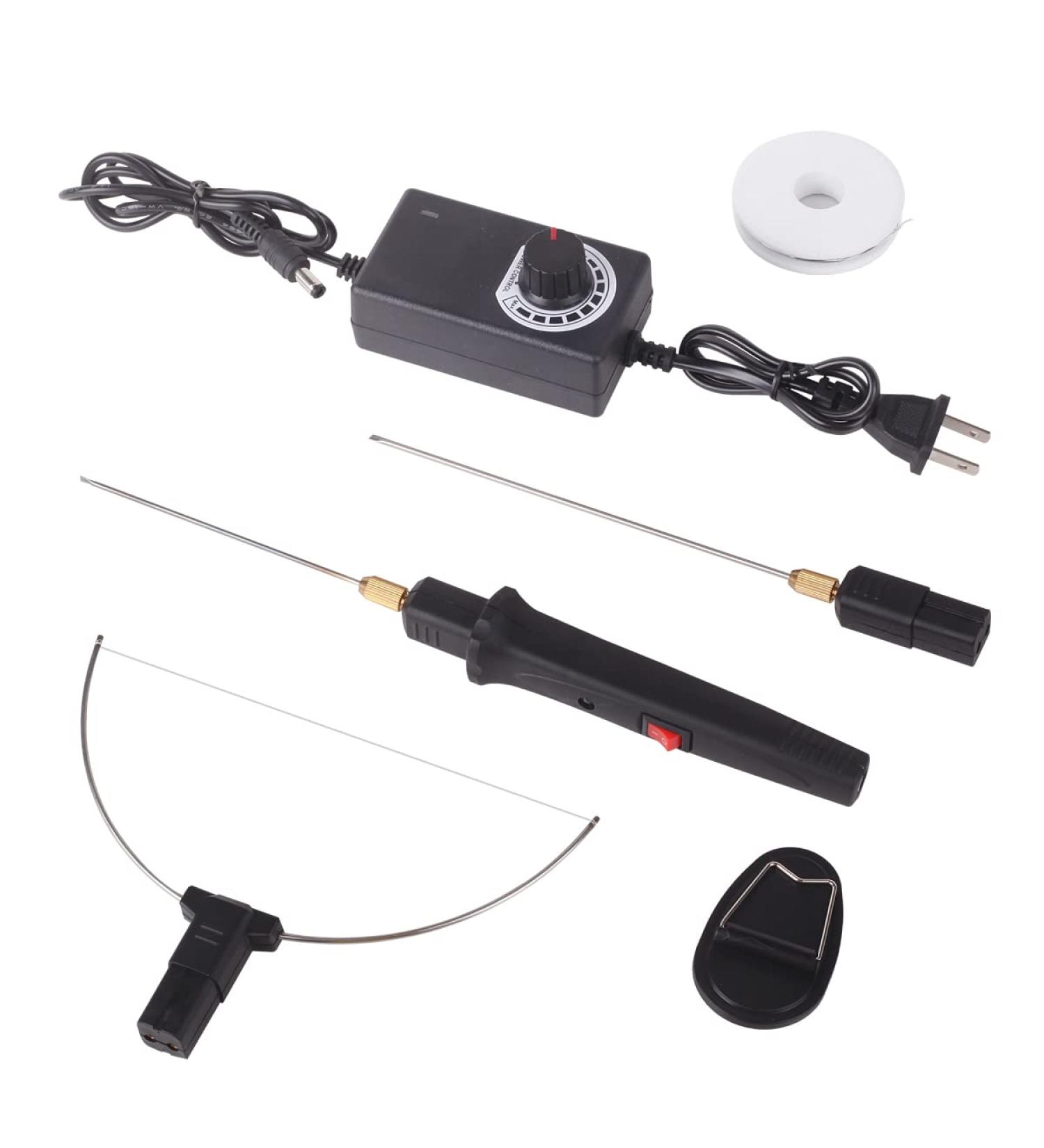 Genround Hot Wire Foam Cutter  Foam Cutter with Temperature Controller Electric Cutting Machine Hot Wire Foam Cutter Foam Cutting Pen Foam Cutting Tools for Polyethylene EVA Foam Carving DIY Crafts - Buy Online on SooperMarket.com