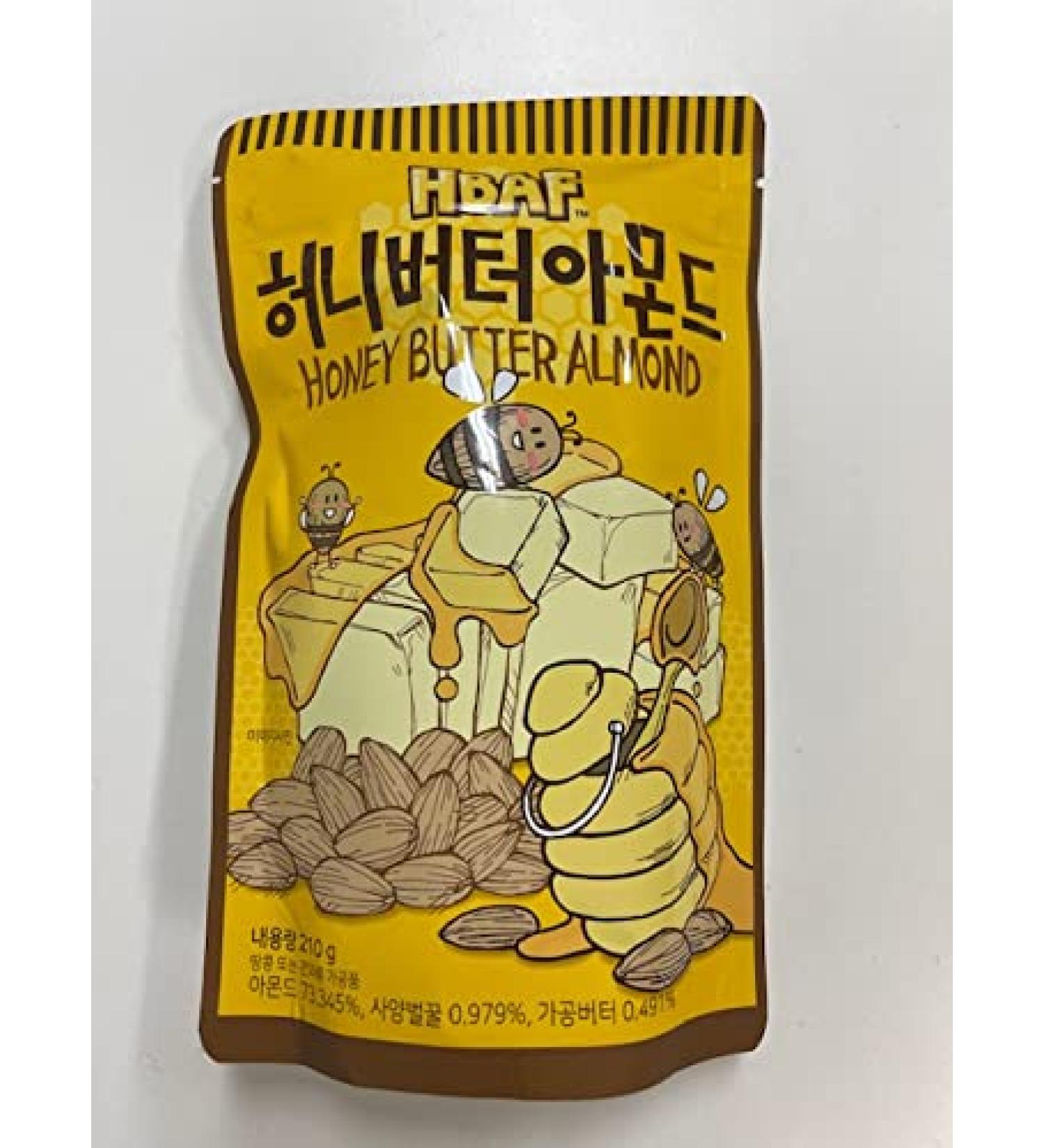 Honey Butter Almond 210g by Gilim 7.40 Ounce (Pack of 1) - Buy Online on SooperMarket.com