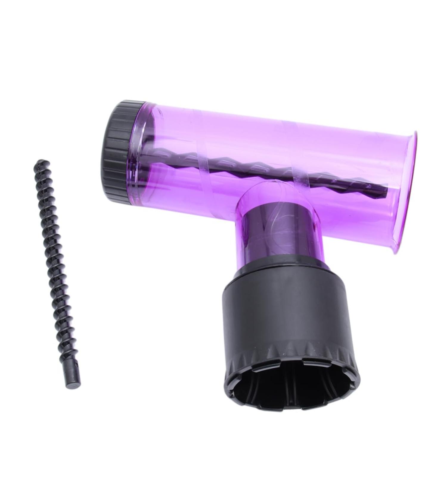Baluue Dryer Mouth Cover Electric Hot Rollers Heating Hair Straighteners Hairdressing Roller Purple 18*8.5cm Purple - Buy Online on SooperMarket.com