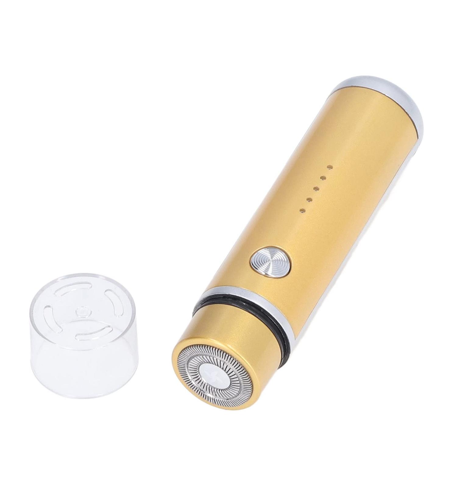 Mini USB Shaver Hypoallergenic Electric Shaver for Men (Gold) - Buy Online on SooperMarket.com
