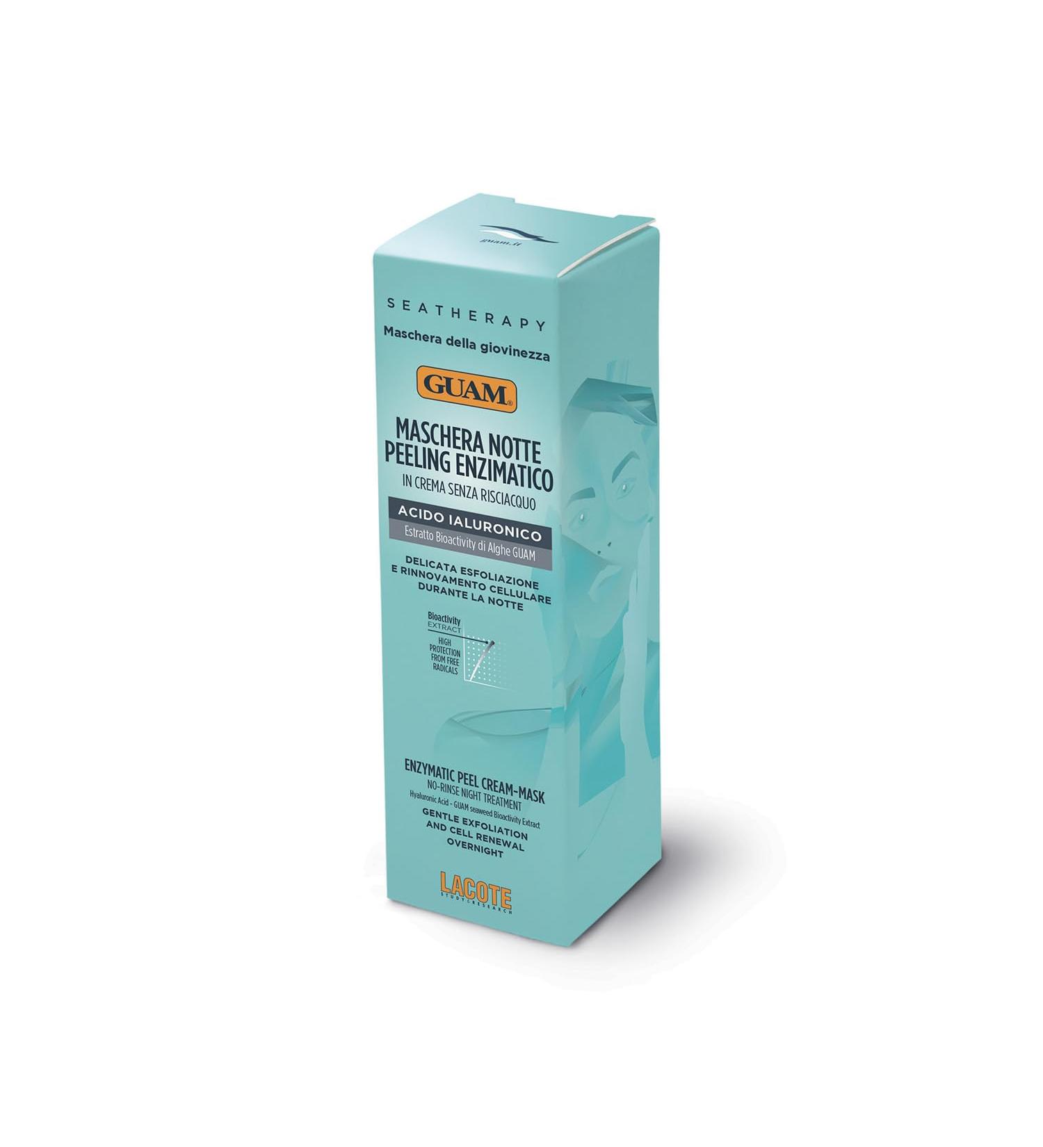 GUAM SeaTarity Enchy-Peeling Nock Mask - Gennete Peeling & Care Rinsing-Free Made in Italy 75ml - International Shipping Available - Buy Online on SooperMarket.com