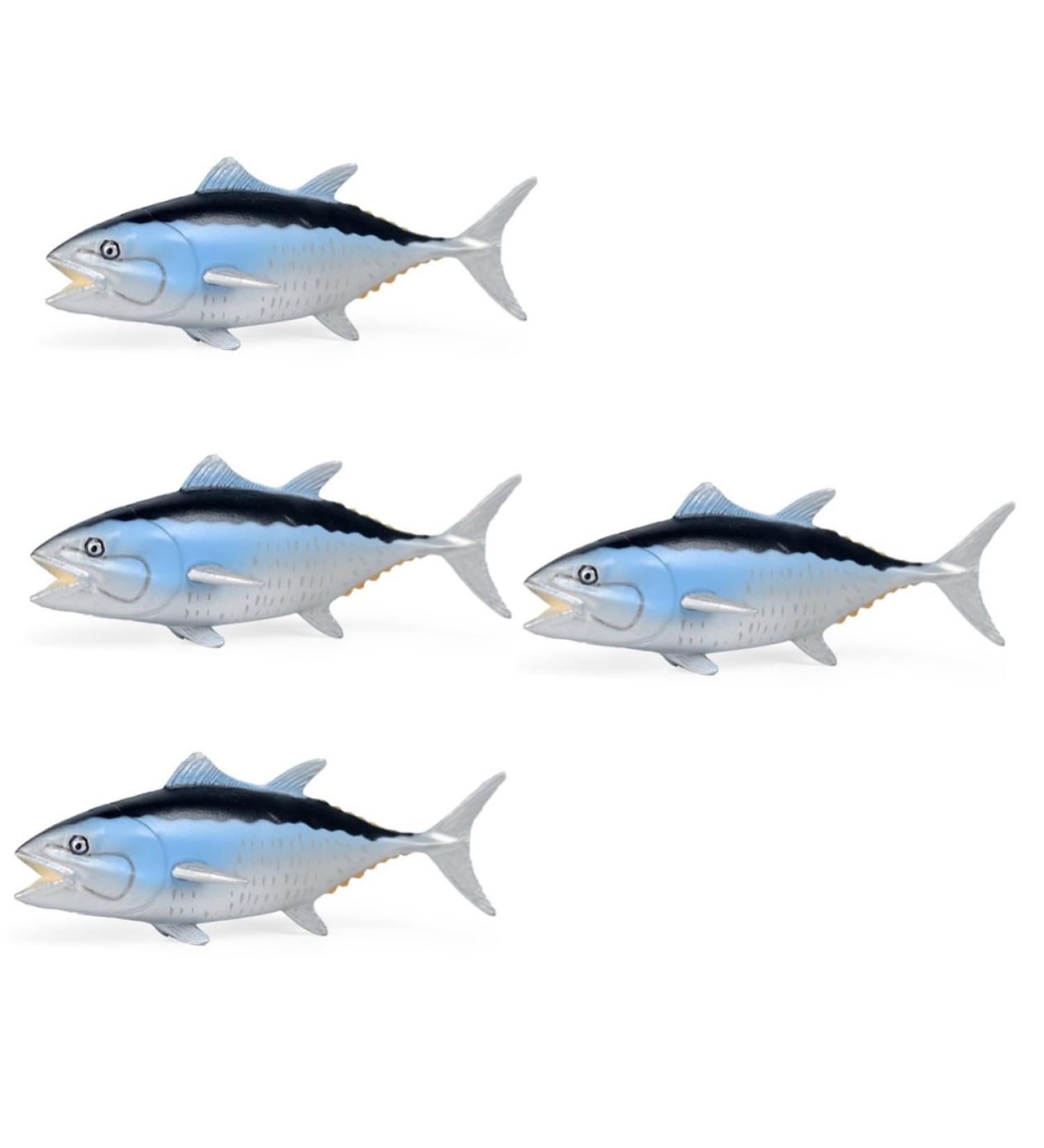 Alipis 4pcs Simulated Tuna Models Decor Toys Miniatures Figurines Sea Animals Figurines Marine Aniumal Figurine Fish Crafts Fish Ornament Fish Model Pvc Fish Shape Small Fish Child As Shownx4pcs 6.8X8X17CMx4pcs - Buy Online on SooperMarket.com