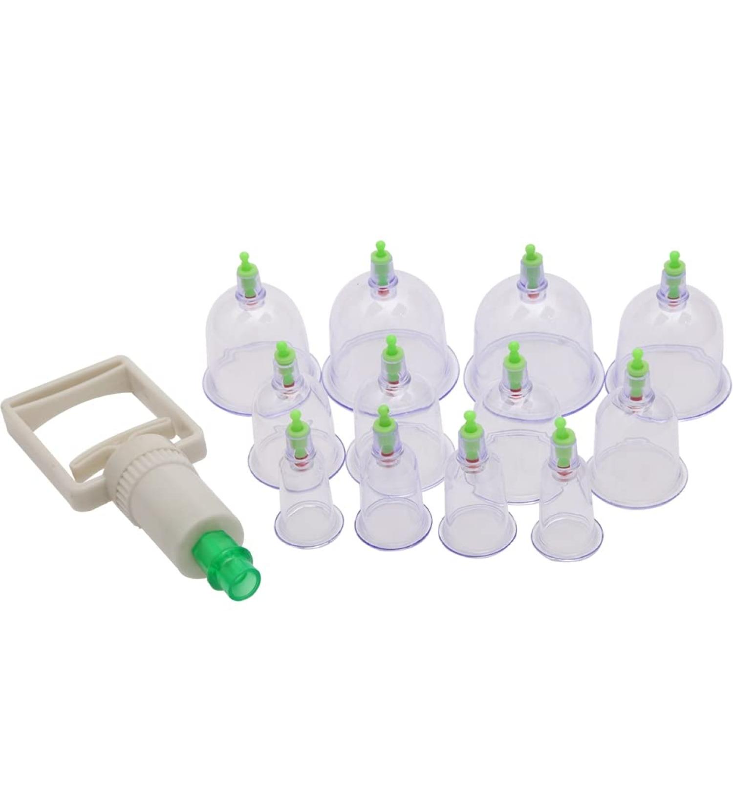 Cupping Set Extra-Thick Cupping Cup Chinese Acupoint Therapy Set Health Care for Home 1 Set - Buy Online on SooperMarket.com