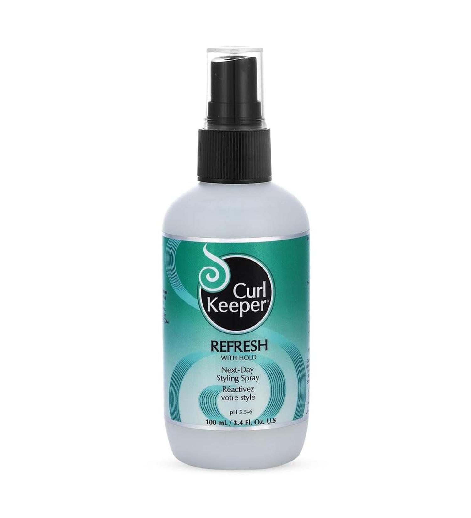 Curl Keeper Refresh Styling Spray - Lightweight Anti-Frizz Humidity Spray with Hold for Wavy and Curly Hair 3.4 Fl Oz 3.4 Fl Oz (Pack of 1) - Buy Online on SooperMarket.com