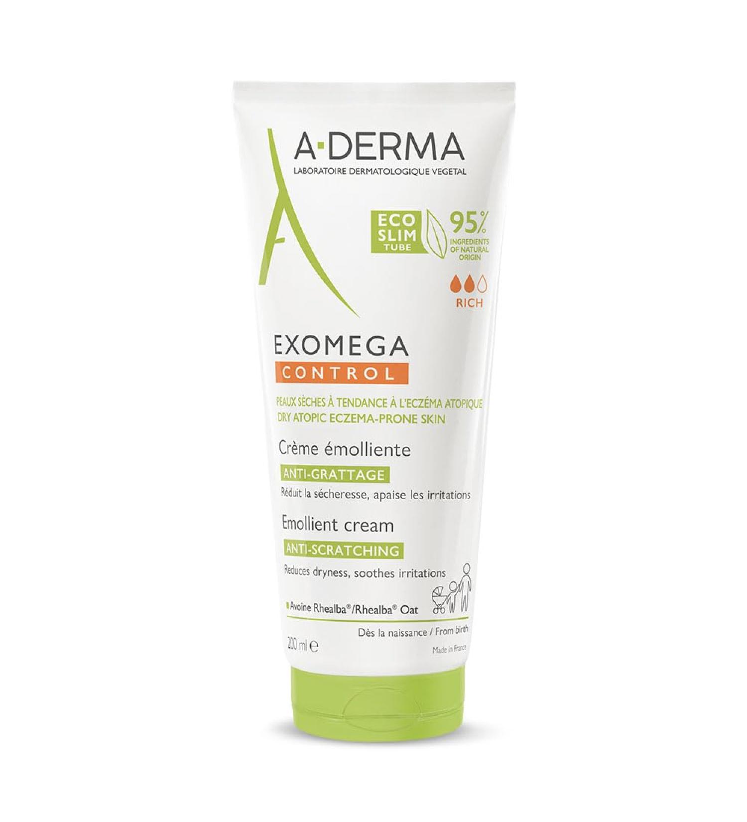A-DERMA Exomega Control Cream 200 ml Cream - Buy Online on SooperMarket.com