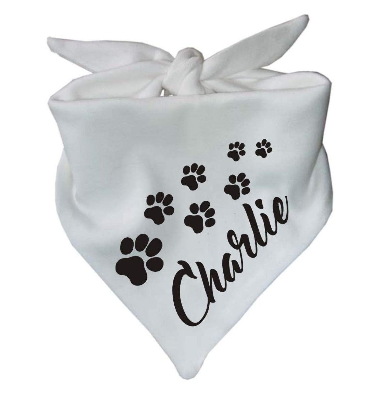 Little Fratz Dog Triangle Scarf - White Size 2 (68 cm) | Stylish Pet Accessory for Small Dogs - Buy Online on SooperMarket.com