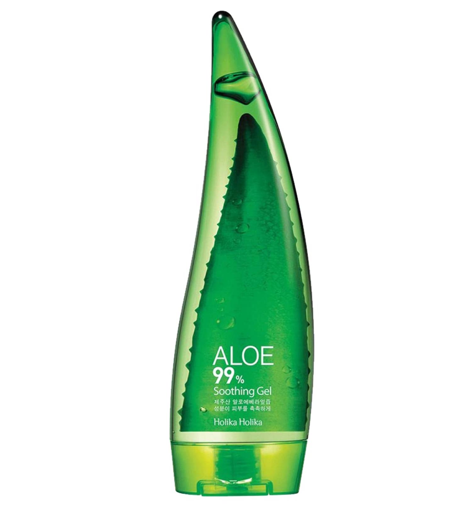 Holika Holika Aloe 99% Soothing Gel - 8.45 fl oz (250 ml) | Moisturizing & Refreshing Skin Care - Buy Online on SooperMarket.com