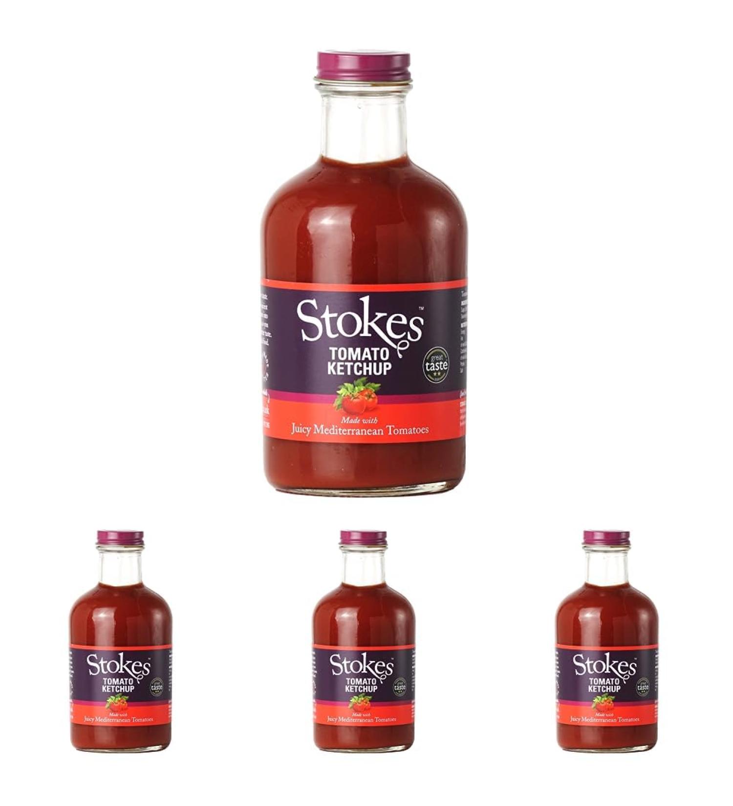 Stokes Real Tomato Ketchup 257ml (Pack of 4) - Premium Quality International Shipping Available - Buy Online on SooperMarket.com