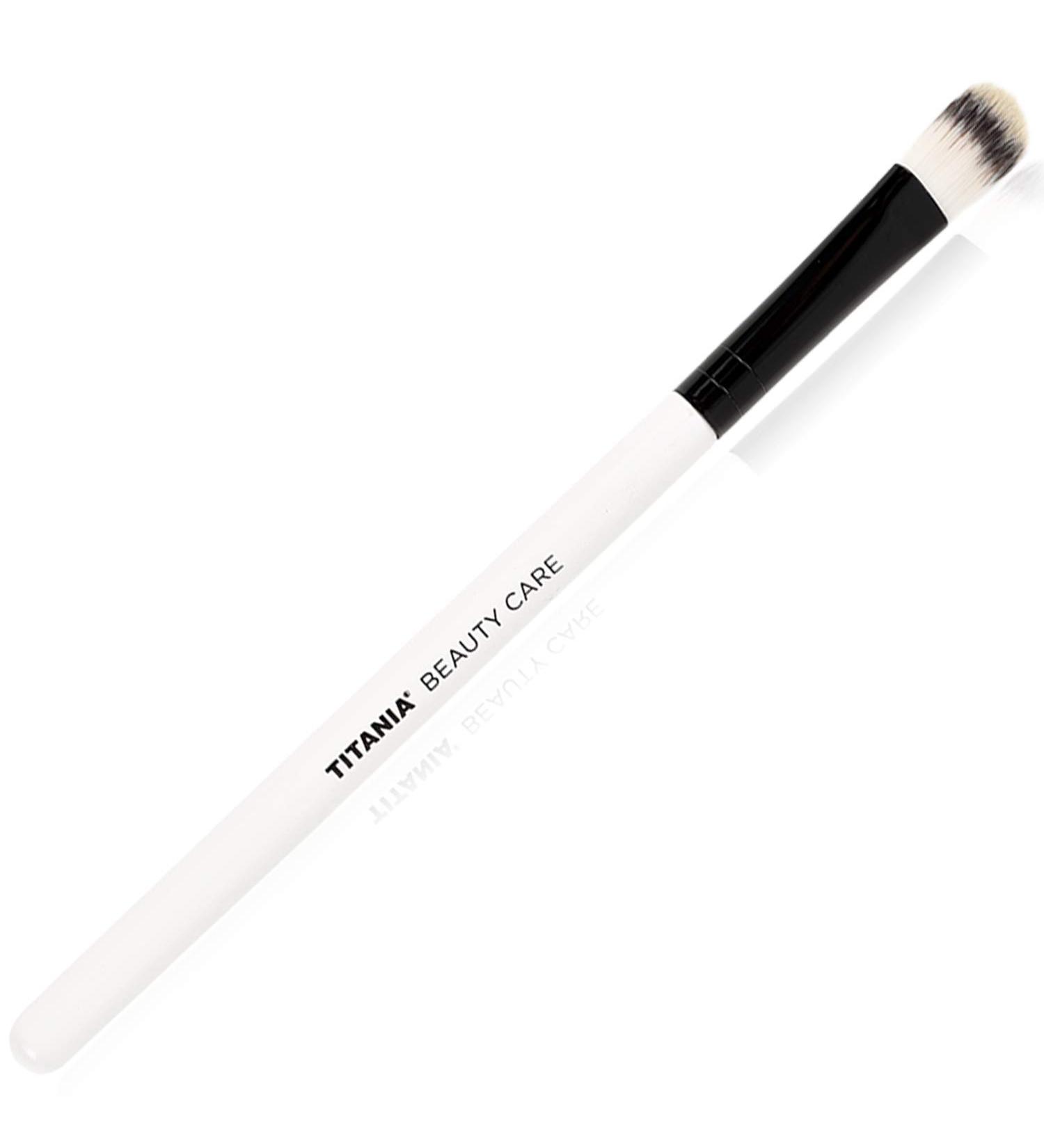Titania Professional Concealer Brush - Round Flatted-Tip | Wooden Shaft for Effortless Makeup Application & Blending - Daily Beauty Essential - Buy Online on SooperMarket.com