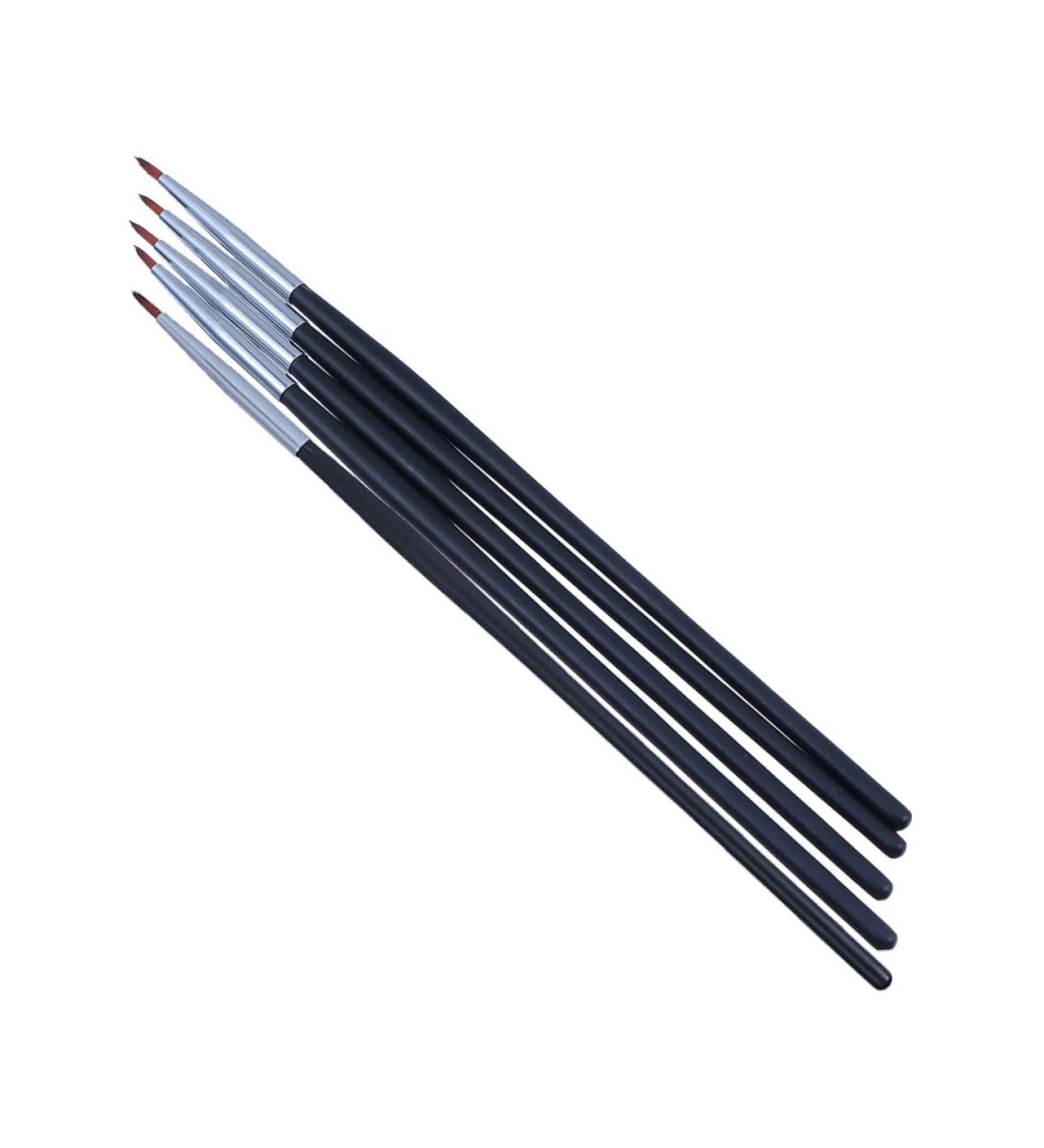 Mikinona 5pcs Fine Eyeliner Brush Lip Makeup Brush Gel Eyeliner Brush Makeup Lipstick Applicator Gels Fiber - Buy Online on SooperMarket.com