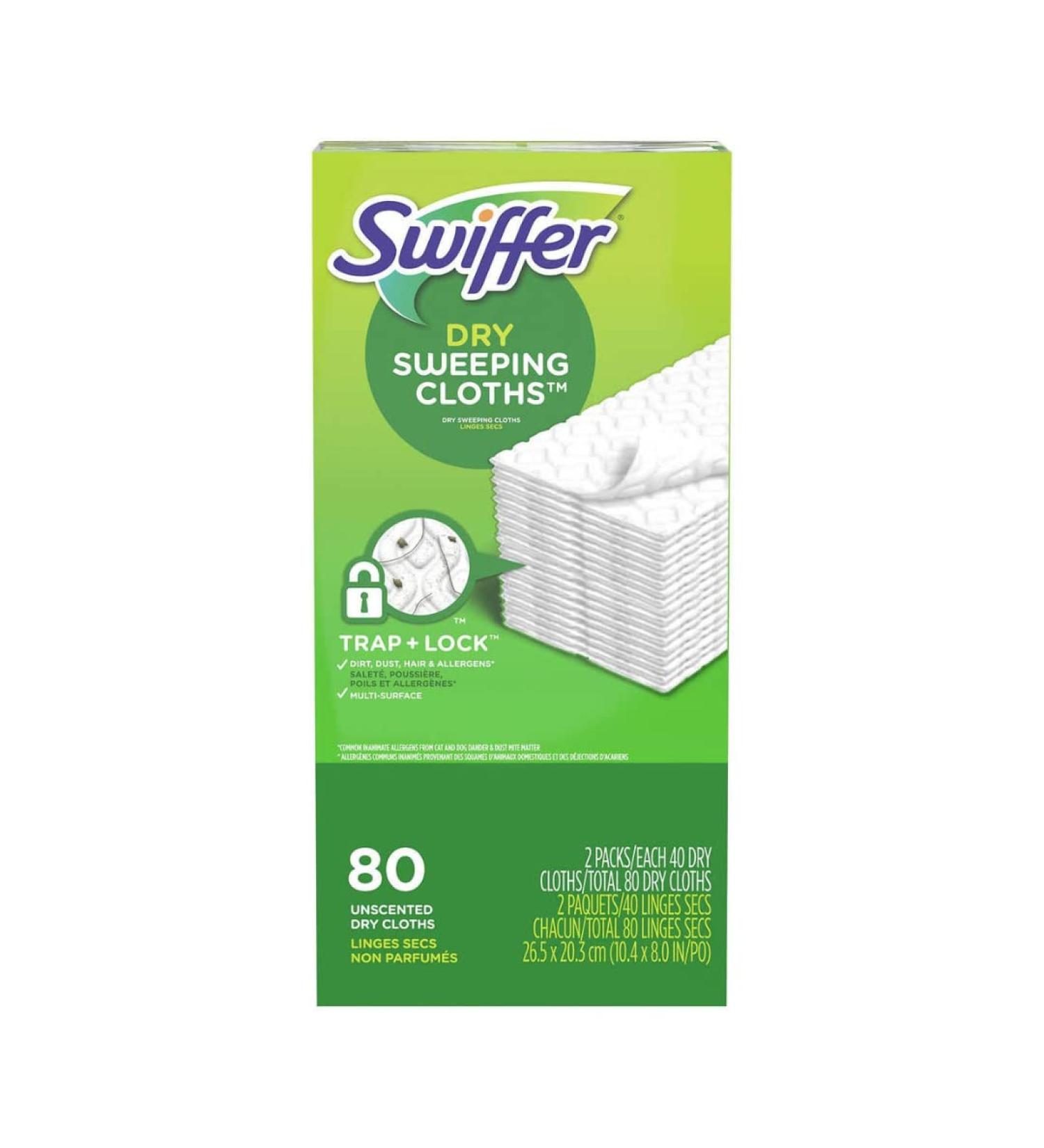 Swiffer Sweeper Dry Cloth Refill - 80 Count | Buy Online at [Your eCommerce Company Name] - Buy Online on SooperMarket.com