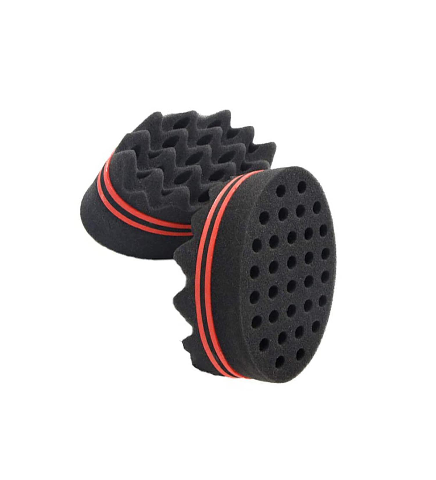 Dajidafu 2 Pieces Brush Barber Twist Sponge Hair Sponge Different Hairstyles Unlimited Use Moisture Resistance Brush for Kids - Buy Online on SooperMarket.com