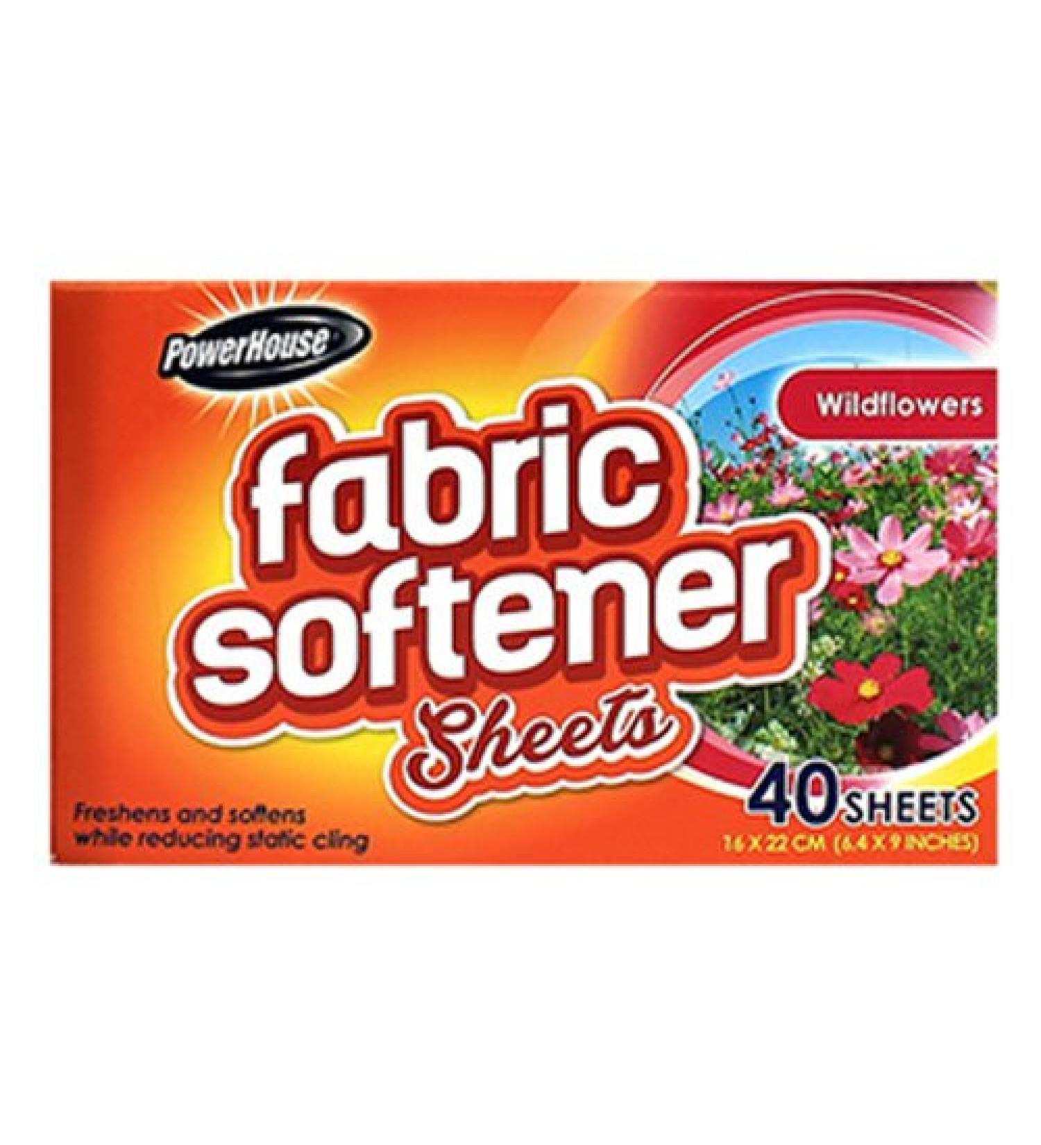 Products 40 Pieces Flor Fab Softeners 0.28 Pound