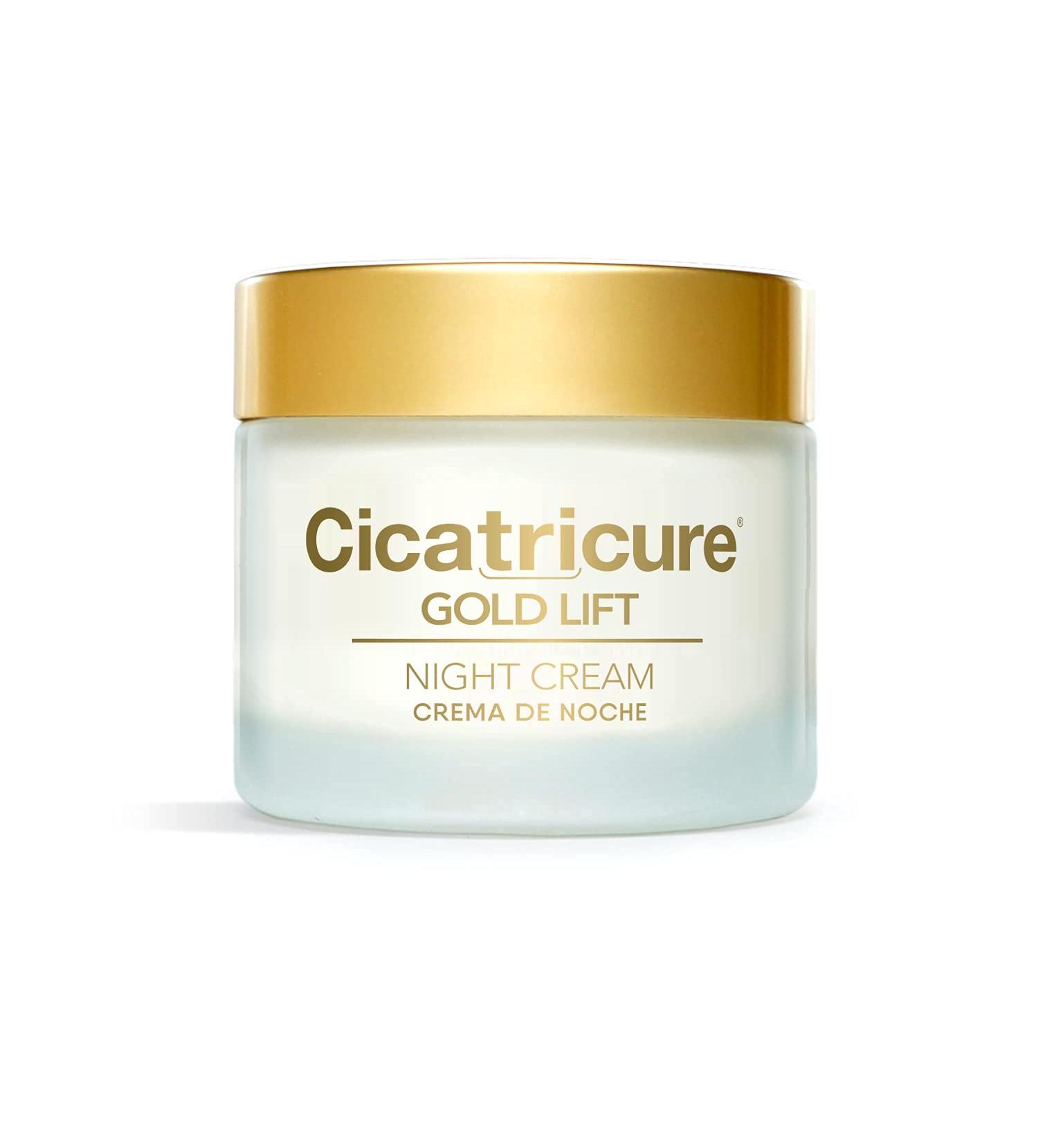 Cicatricure Gold Lift Night Cream - Hydrating Anti Aging Moisturizer with Gold & Minerals for Face Contour Tightening - 1.7 oz - Buy Online on SooperMarket.com