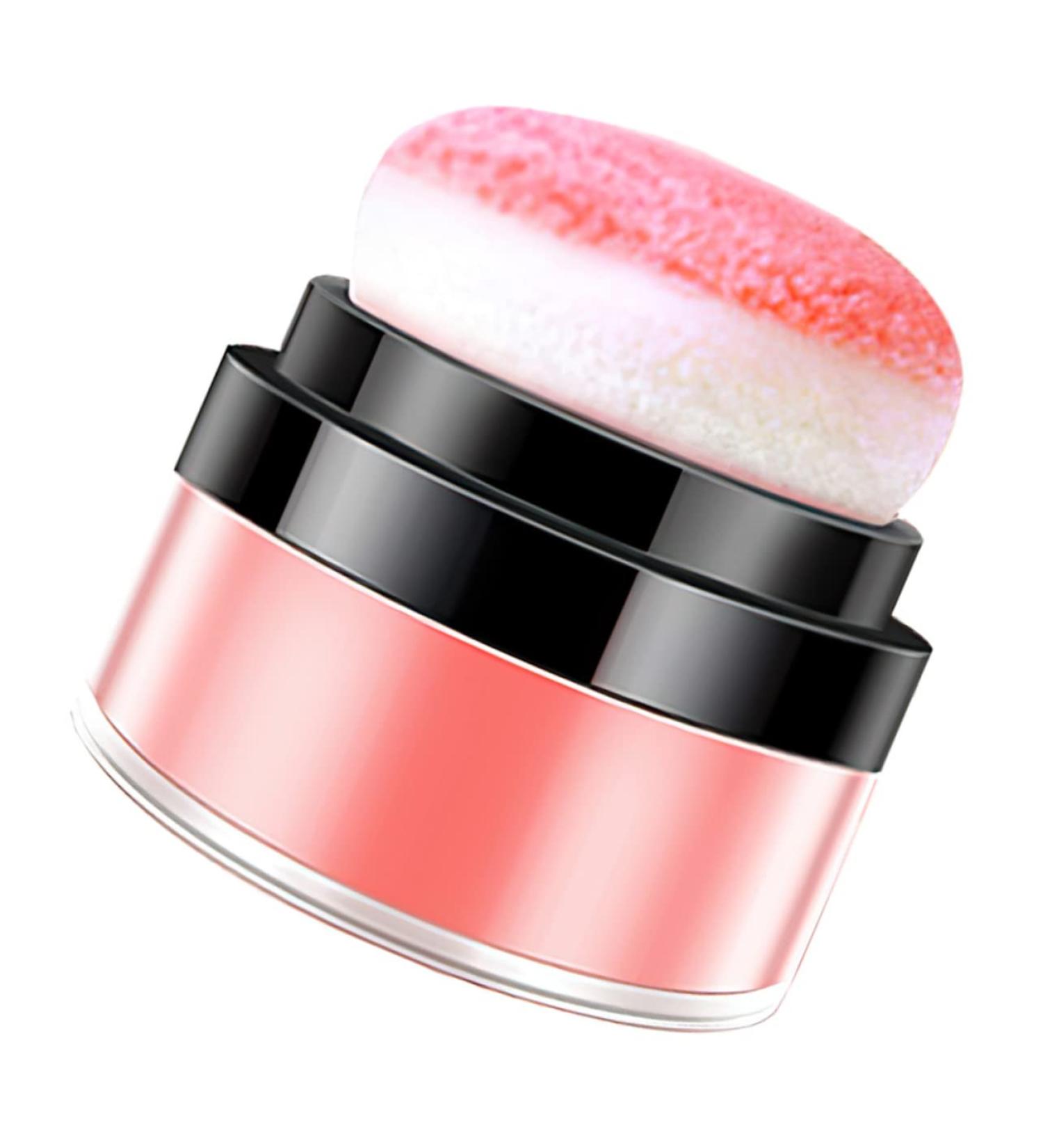 BELLIFFY Oil Control Cushion Blush Loose Highlighting Powder Loose Powder Blush Makeup Foundation Loose Powder Makeup Cushion Face Shimmer Blush Shimmer Blush for Cheeks Powder Blush Powder - Buy Online on SooperMarket.com