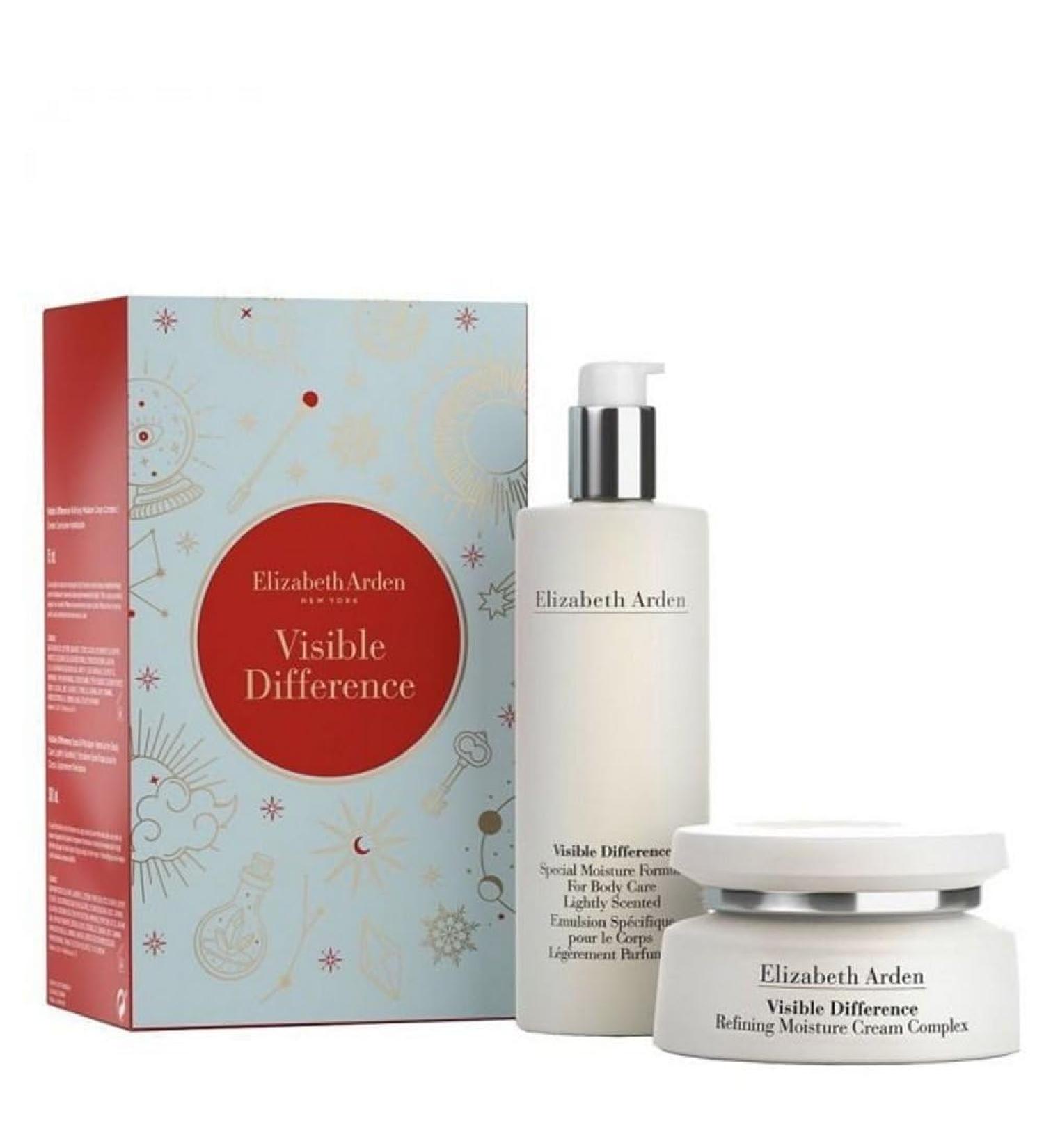 Elizabeth Arden Visible Difference Gift Set: Moisture Cream & Body Care - Extra Value Bundle - Buy Online on SooperMarket.com