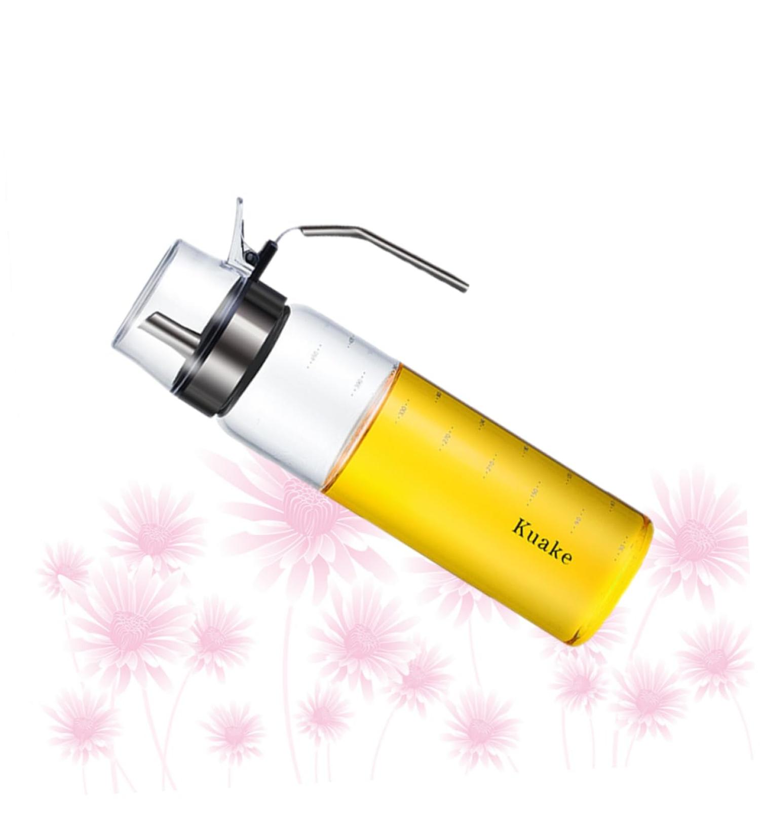 ABOOFAN Olive Oil Pourer Dispenser Vinegar Dispenser Bottle Glass Oil Bottle Oil Measuring Bottle Sauce Container Olive Oil Pour Spout Oil Dispenser Auto Salad Oil Salad Dressing 6.5x23.5cm As Shown - Buy Online on SooperMarket.com