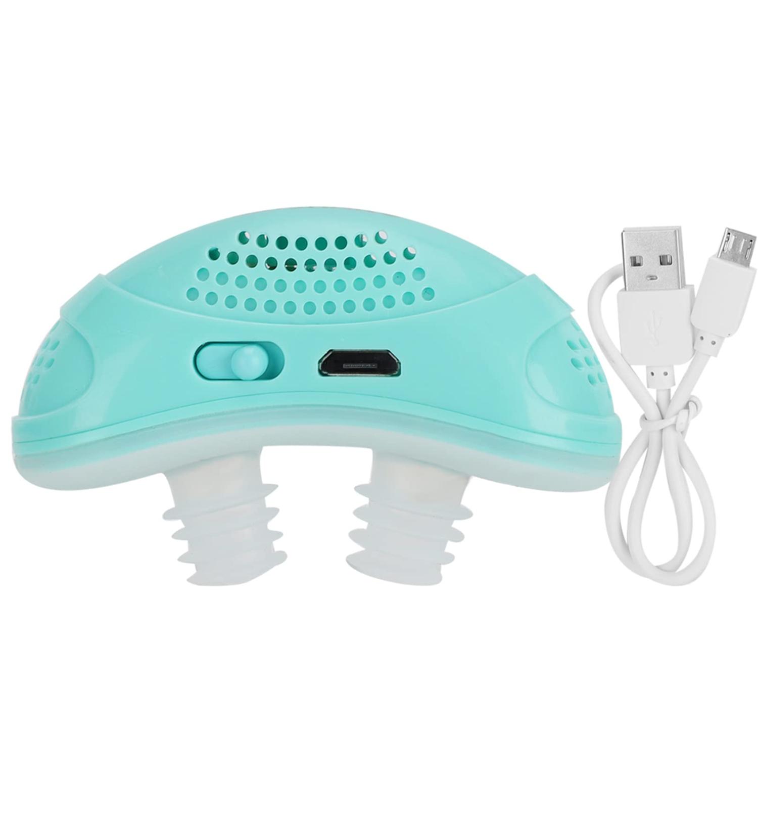 Electric Stop Snoring Device | Portable Anti-Snoring Respirator | Nasal Congestion Relief | Health Care Product (Green) - Buy Online on SooperMarket.com